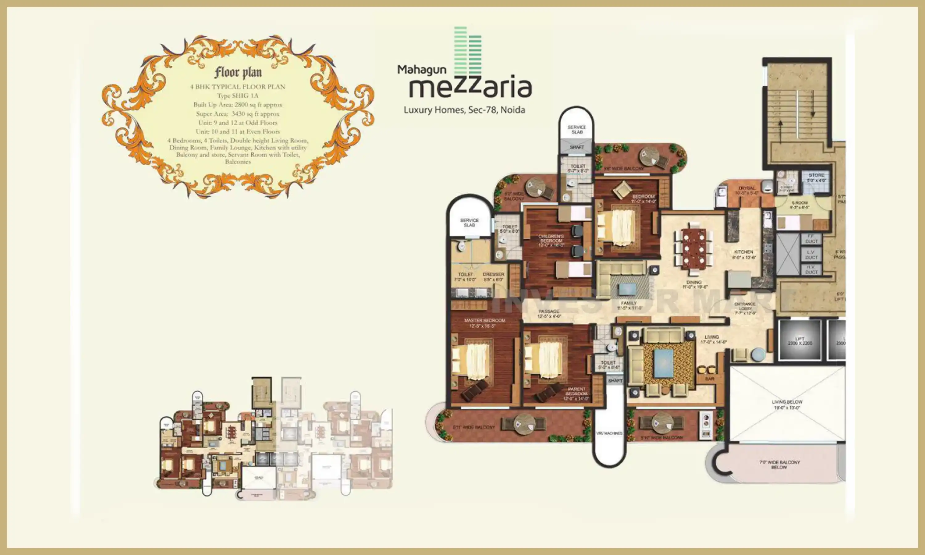 3430 Sqft