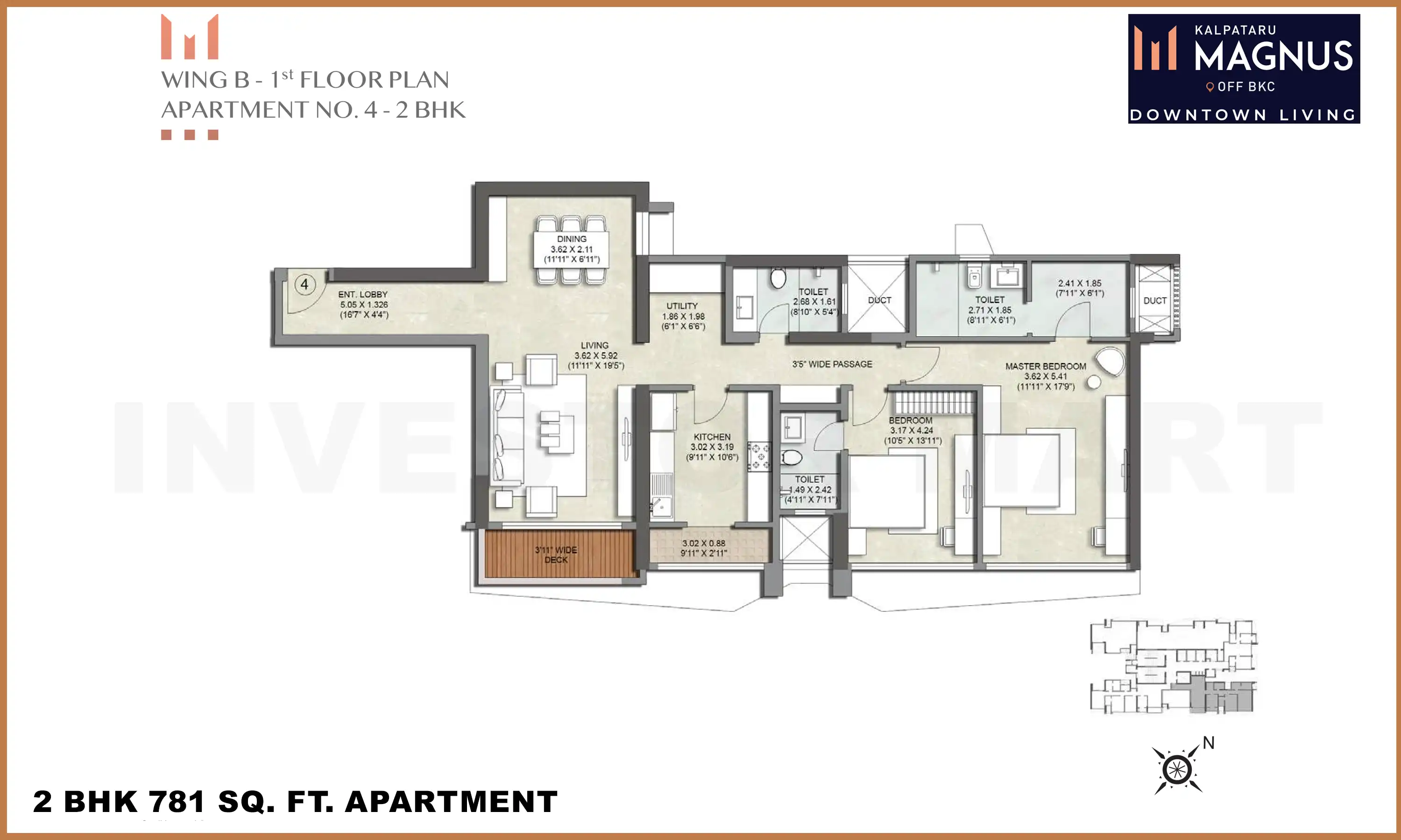 781 Sqft