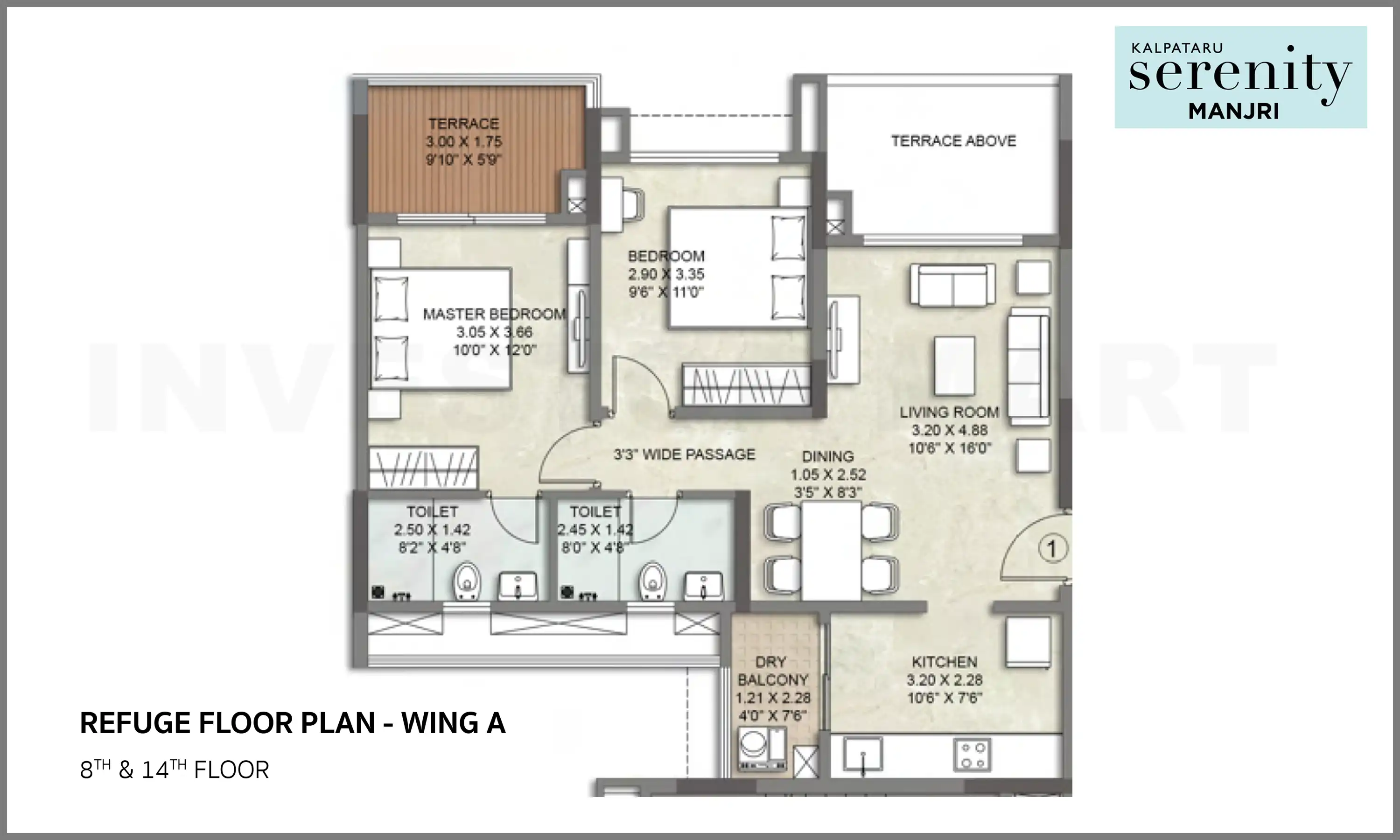 805 Sqft