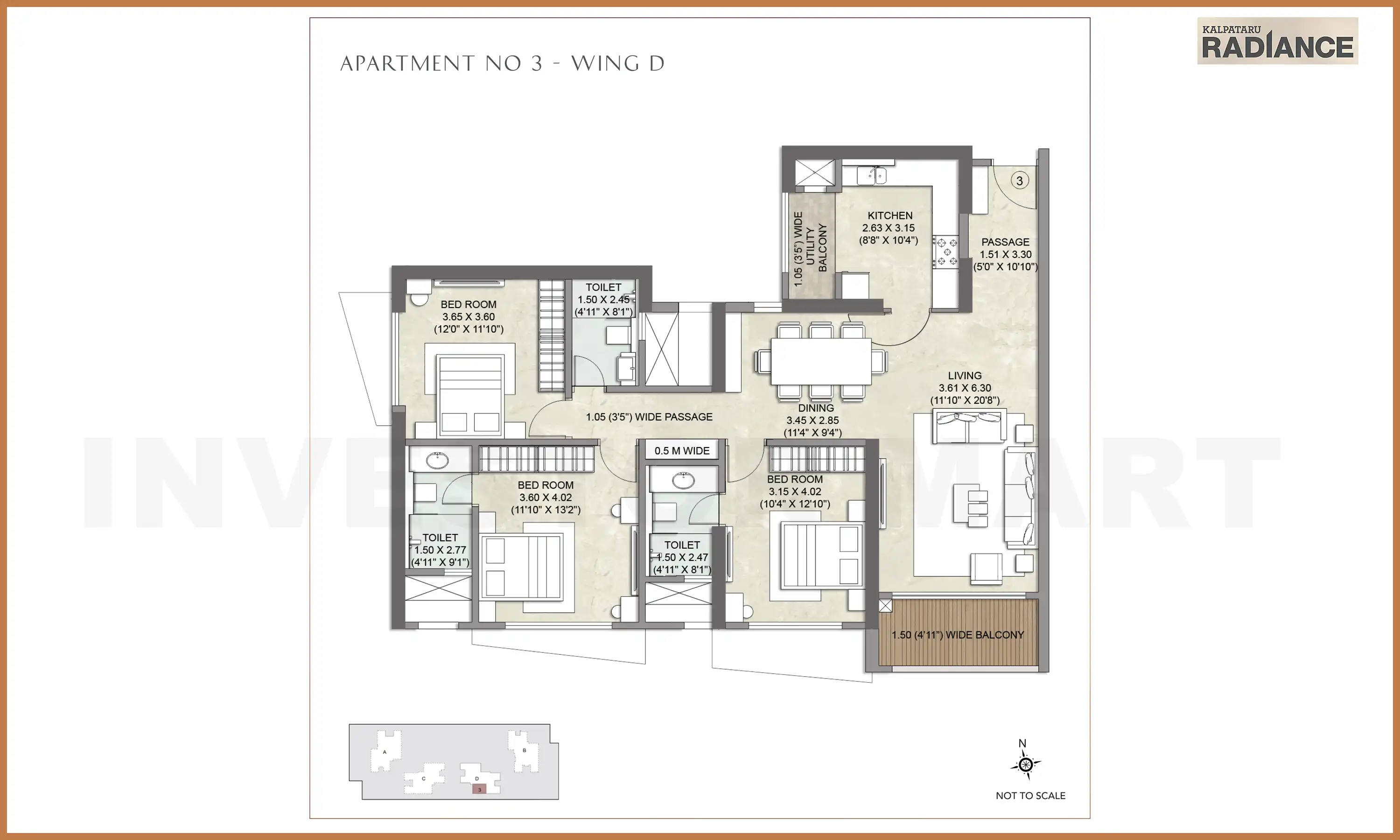 1318 Sqft