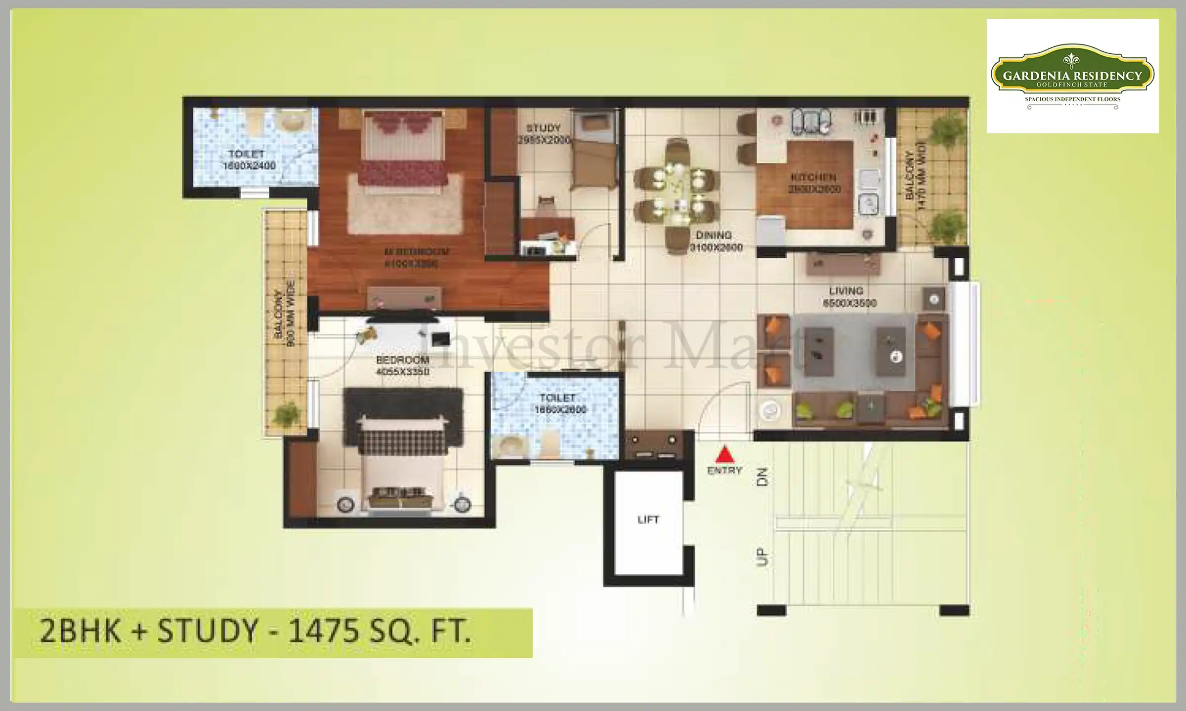1475 Sqft