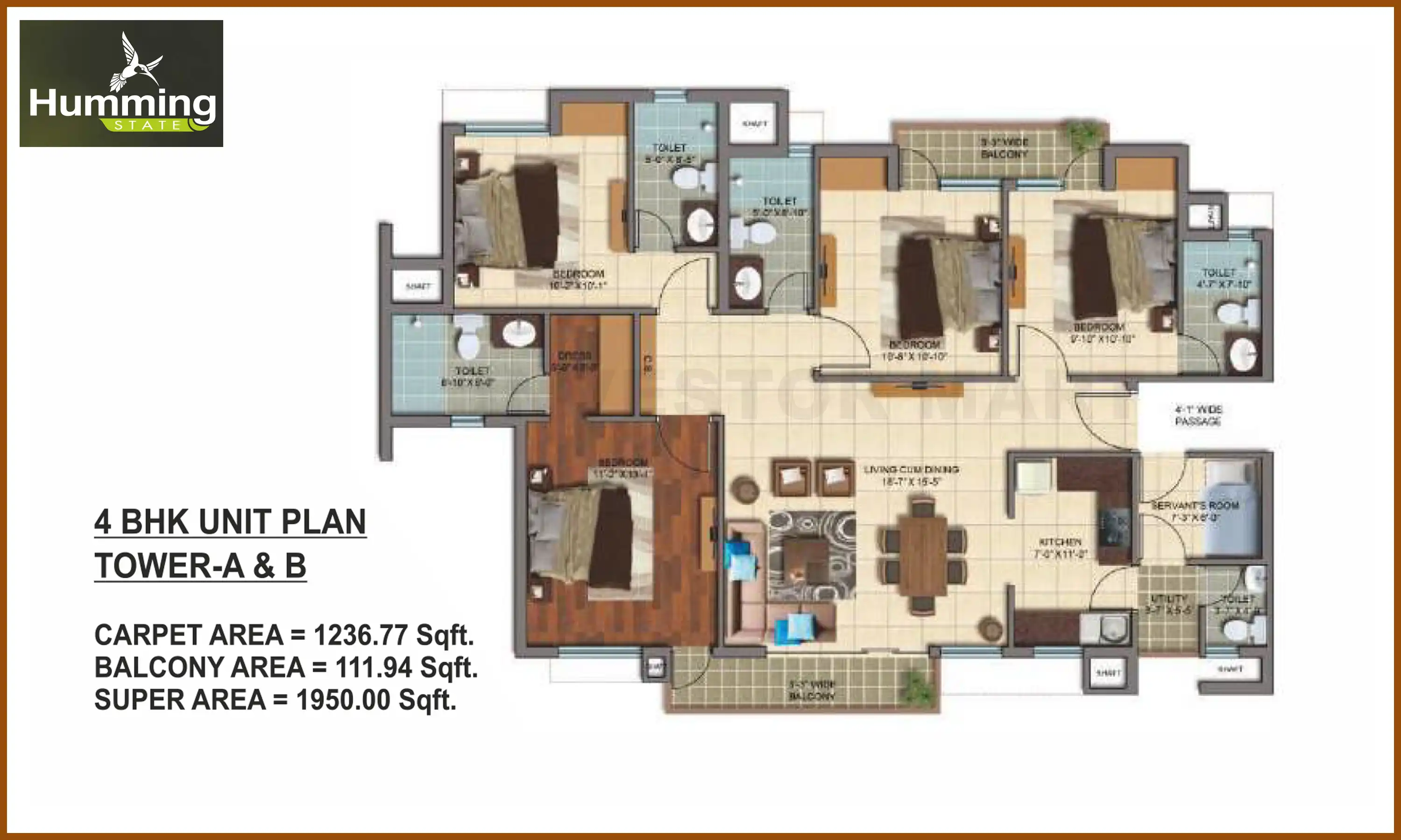 1950 Sqft