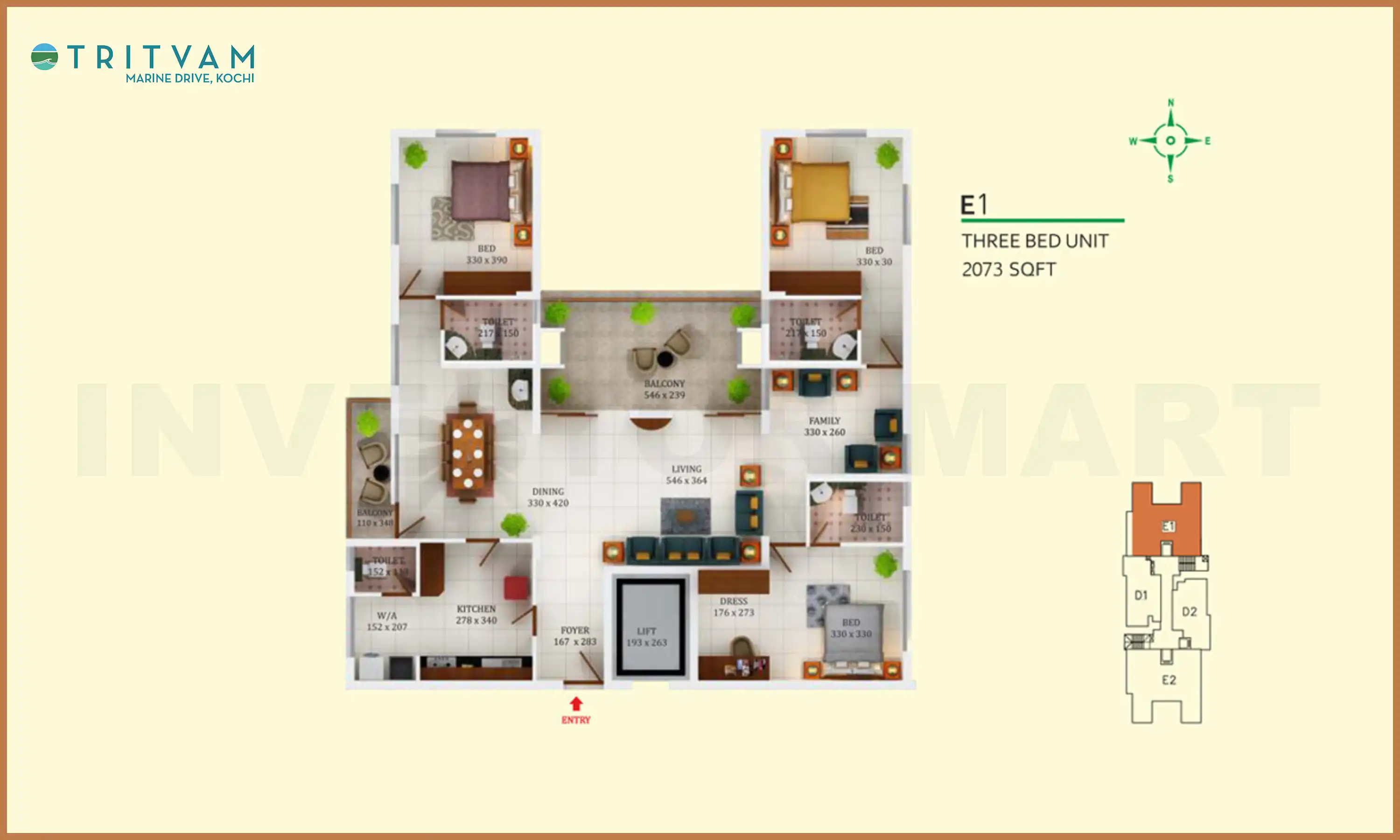 2073 Sqft