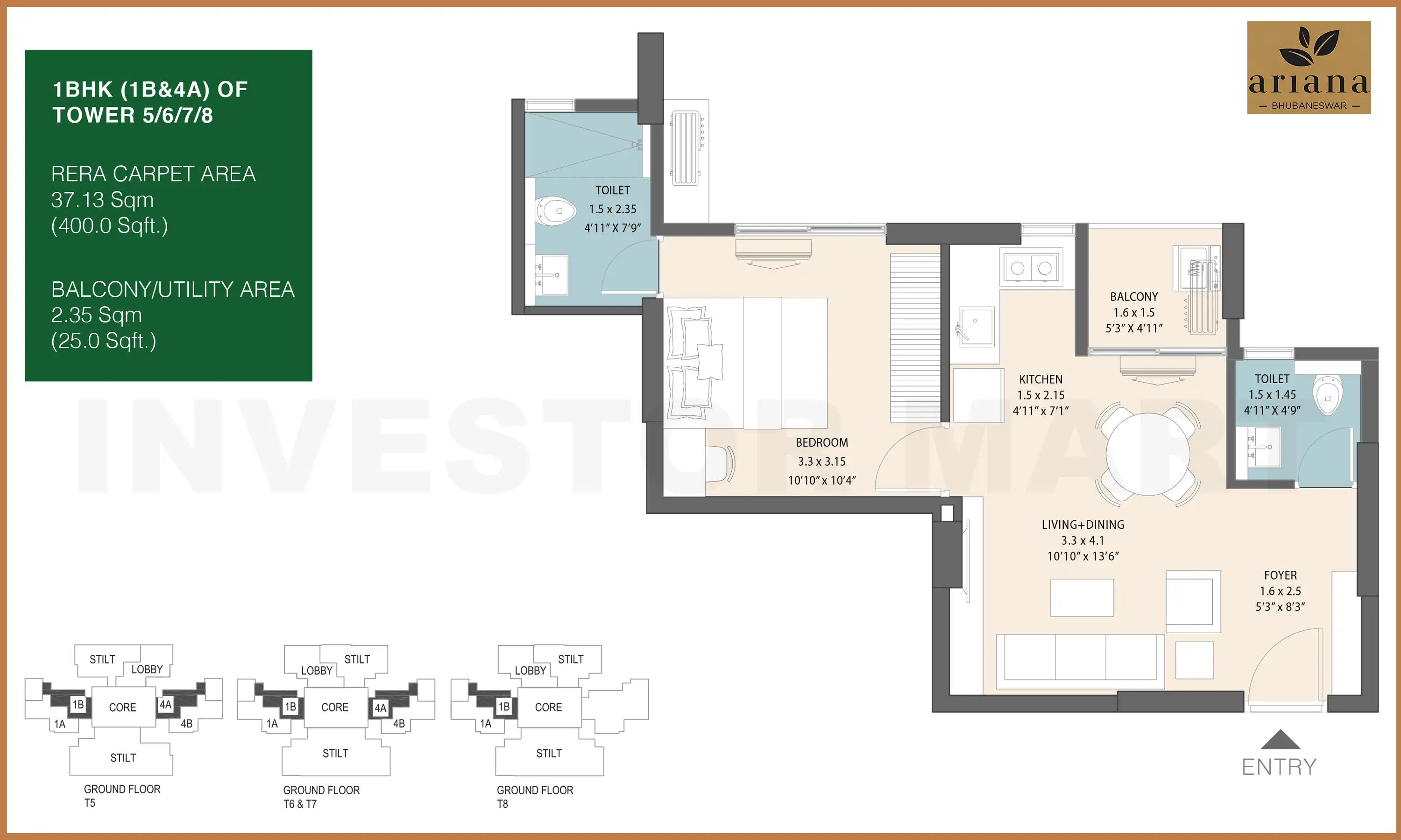 400 Sqft