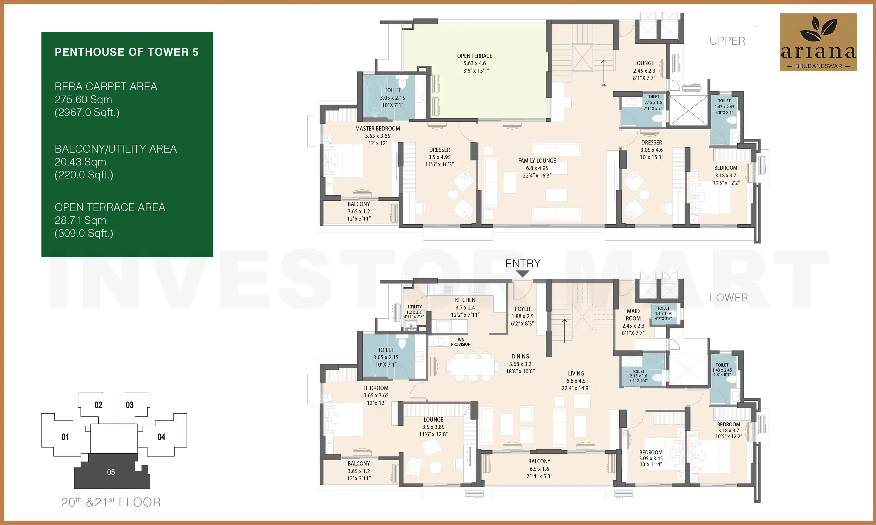 2967 Sqft