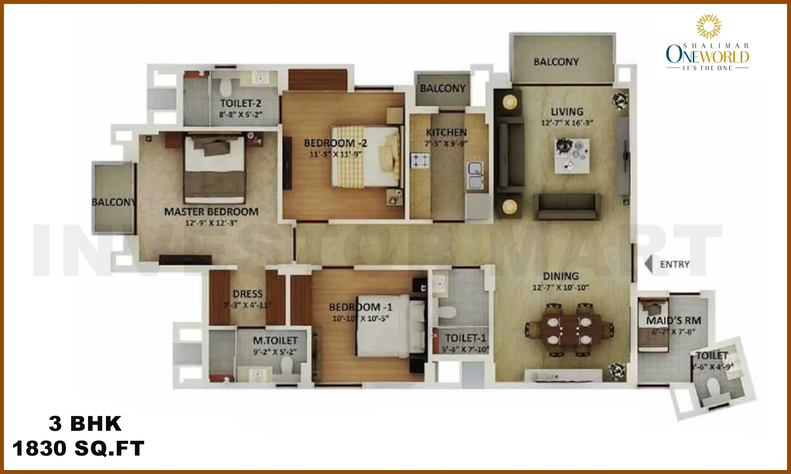 1830 Sqft