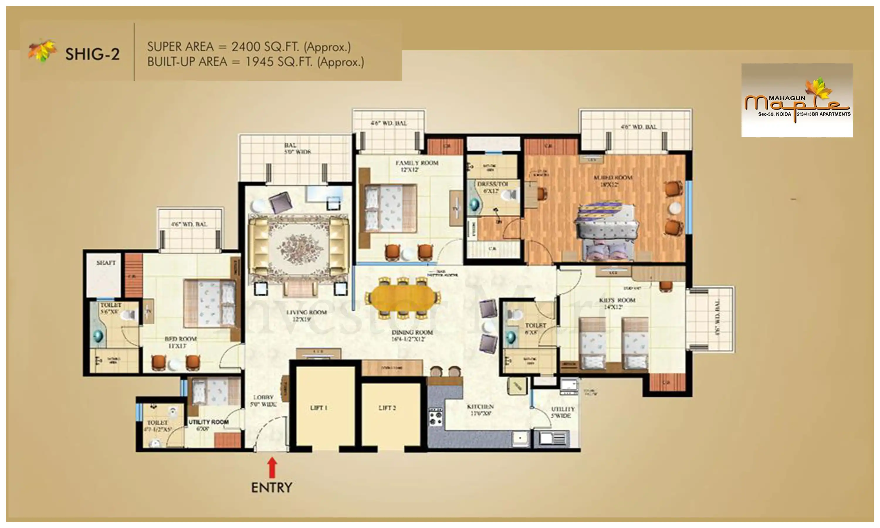 2400 Sqft