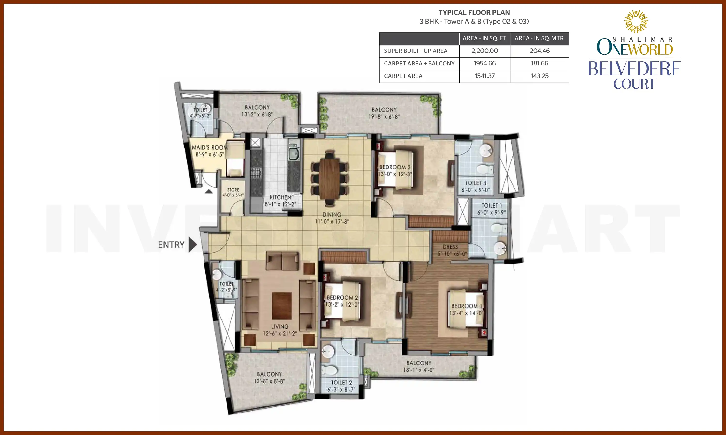 2200 Sqft