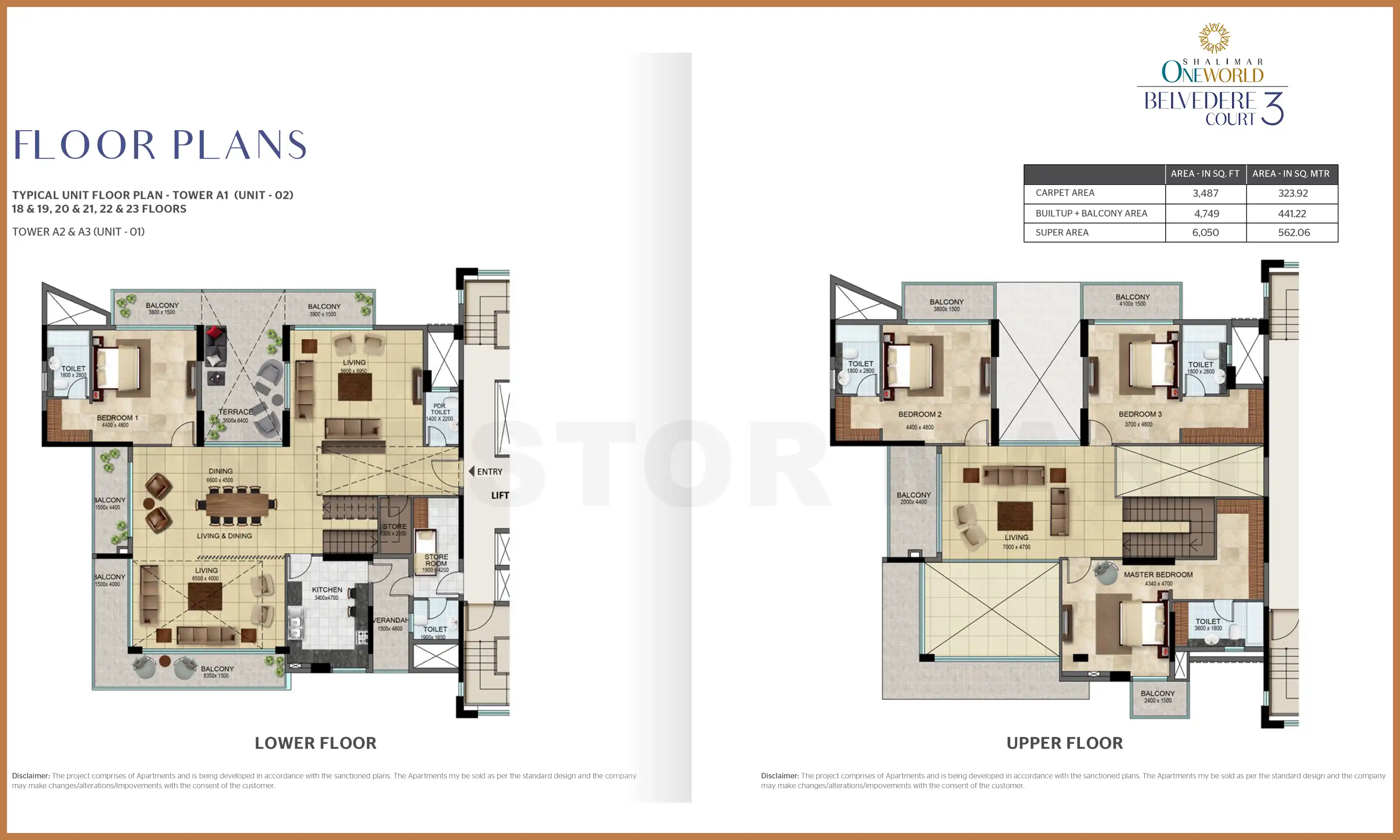 6050 Sqft