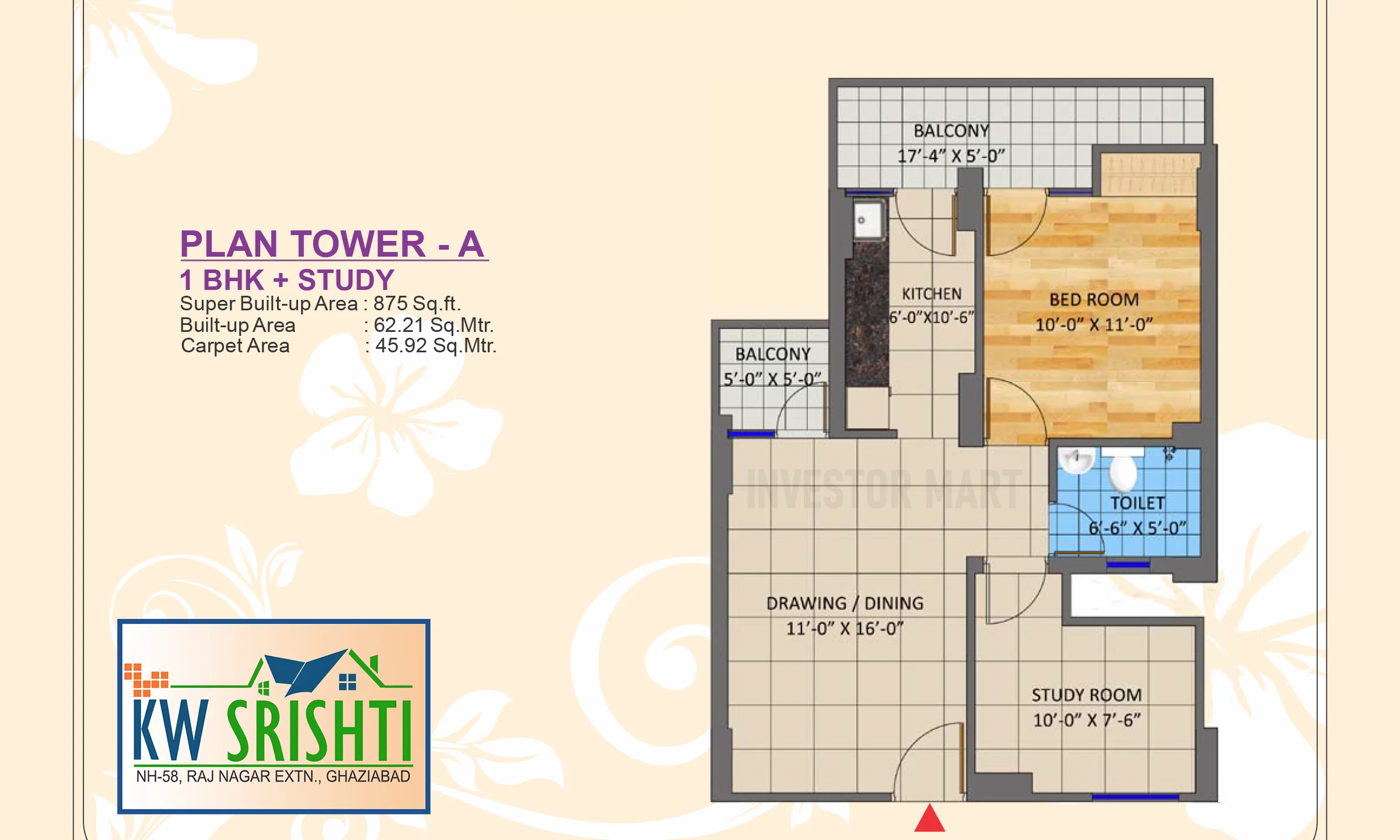 875 Sqft