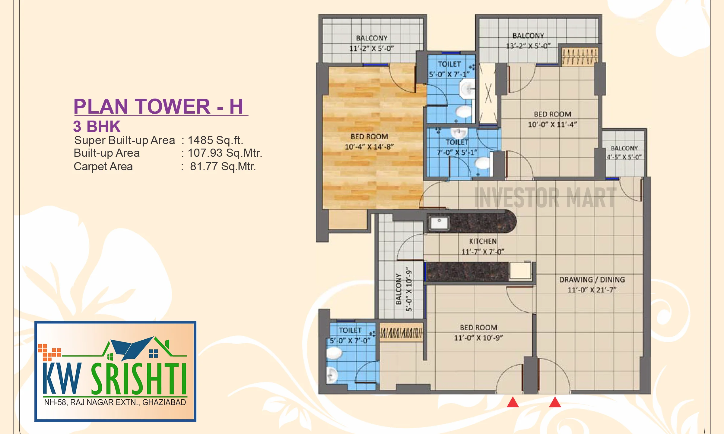 1485 Sqft