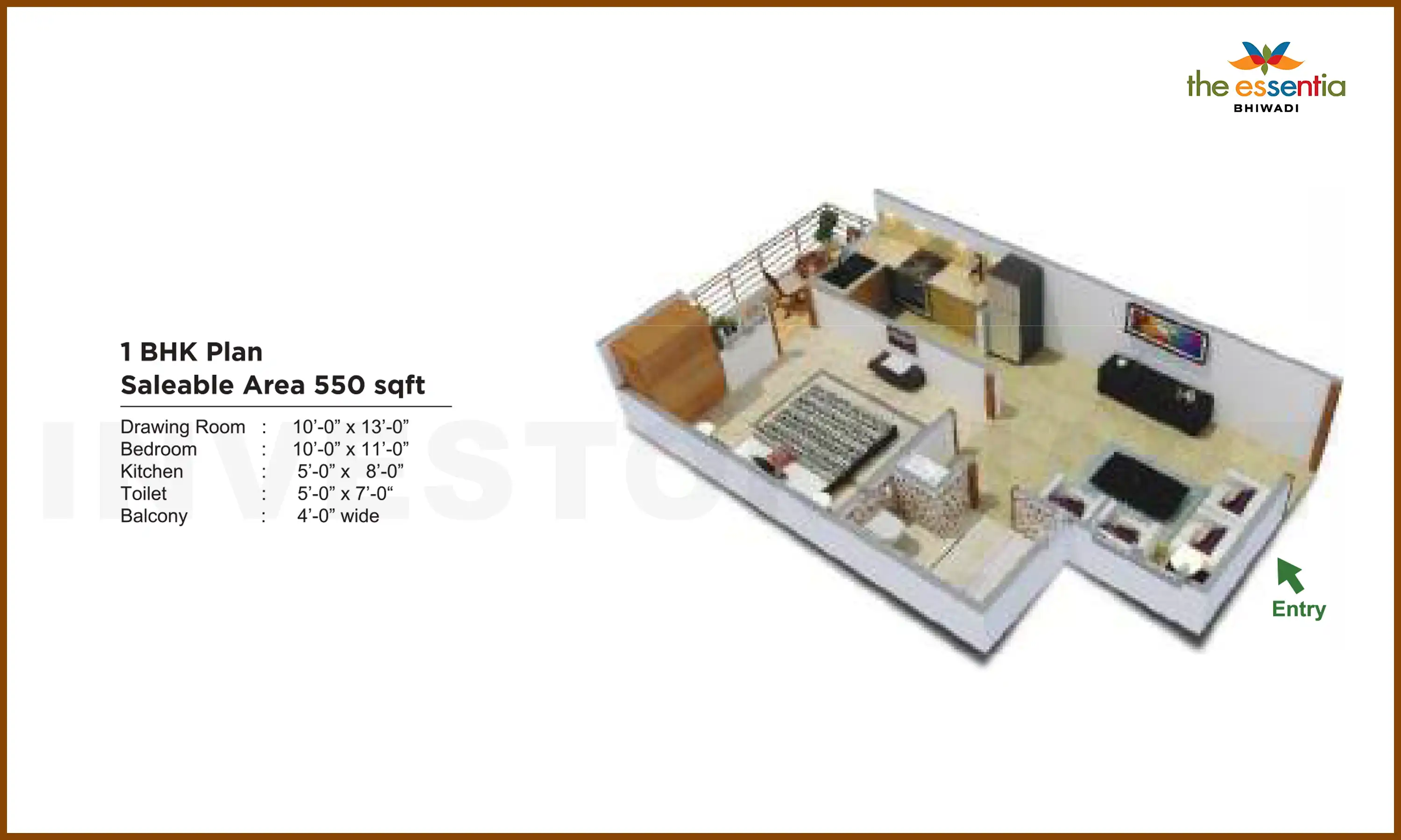 550 Sqft