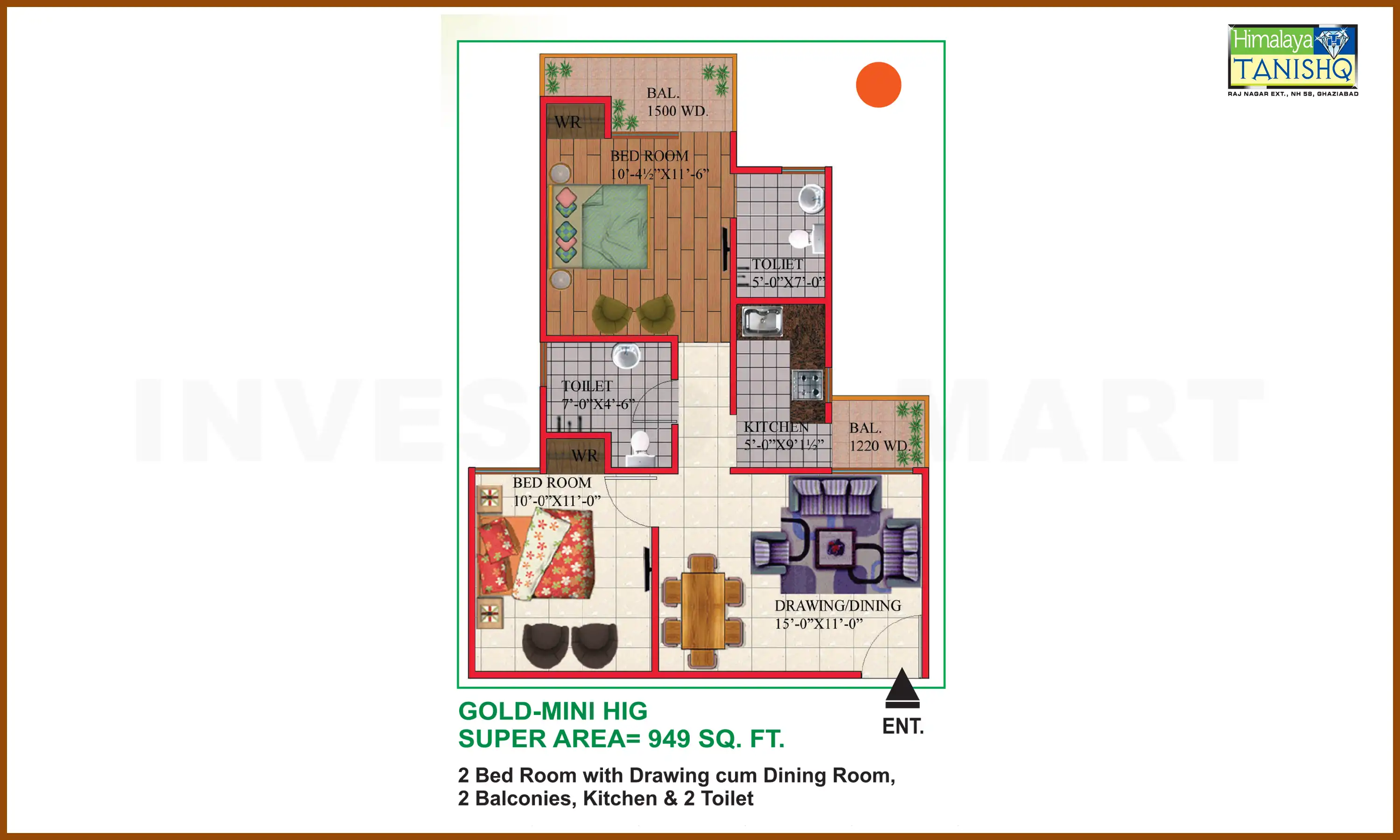 949 Sqft