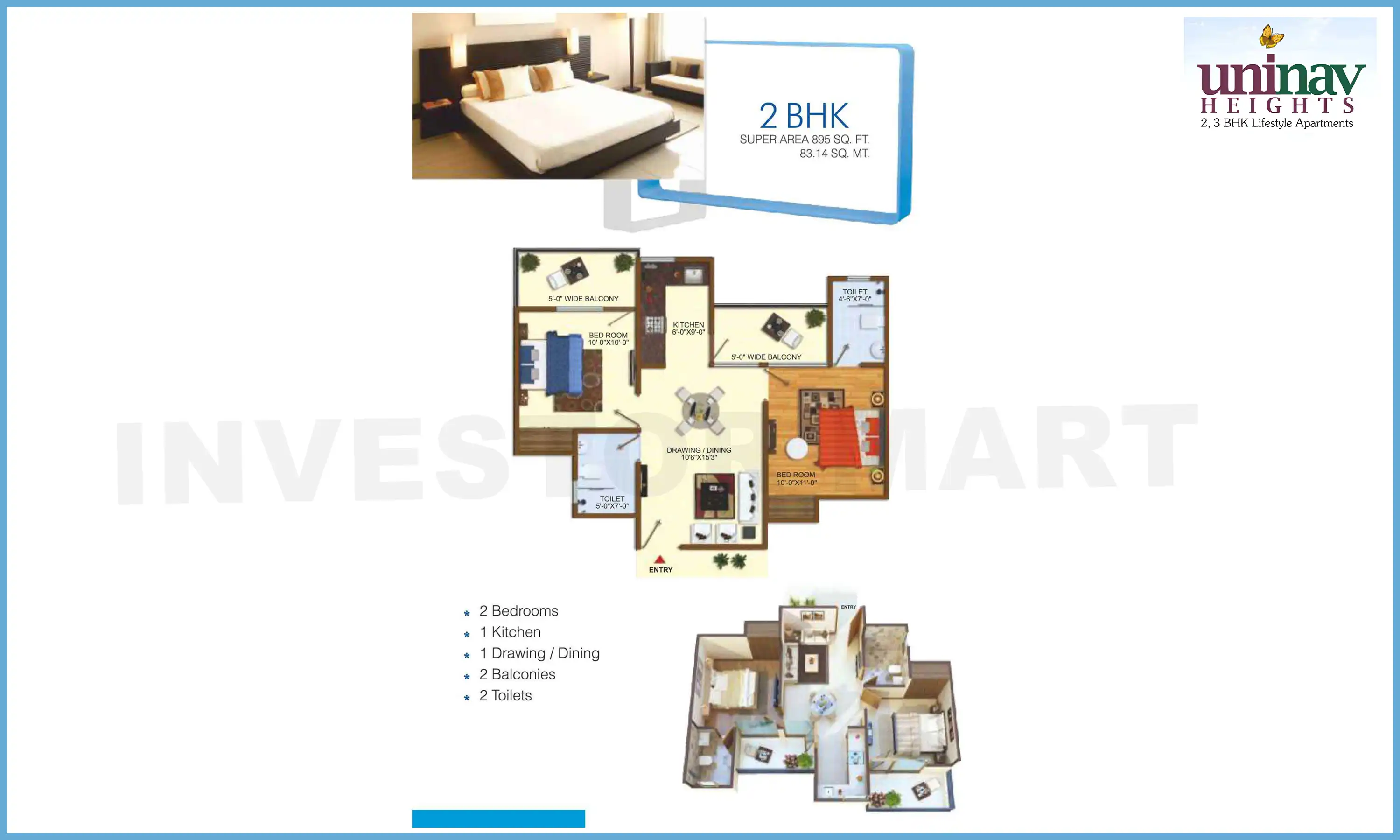 895 Sqft