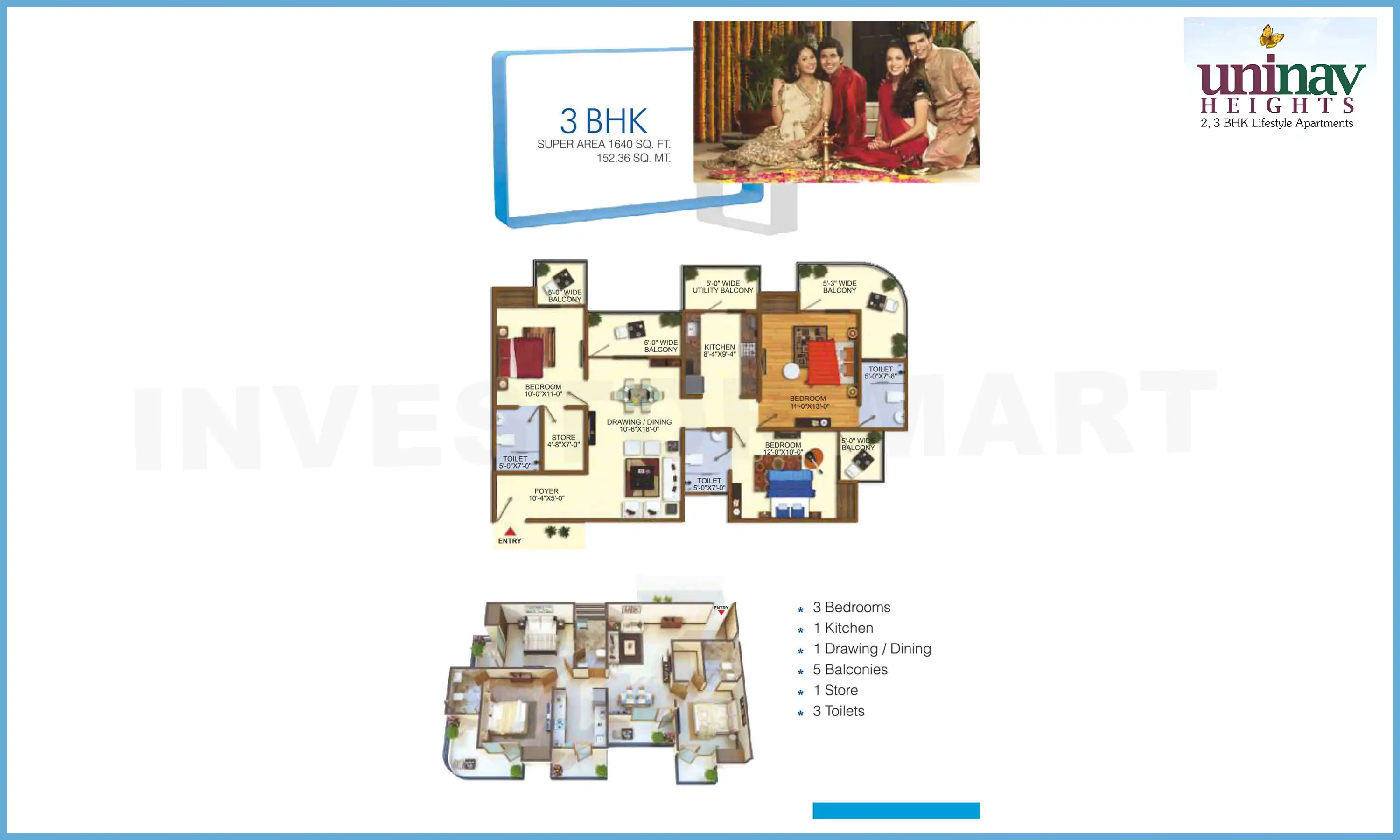 1640 Sqft