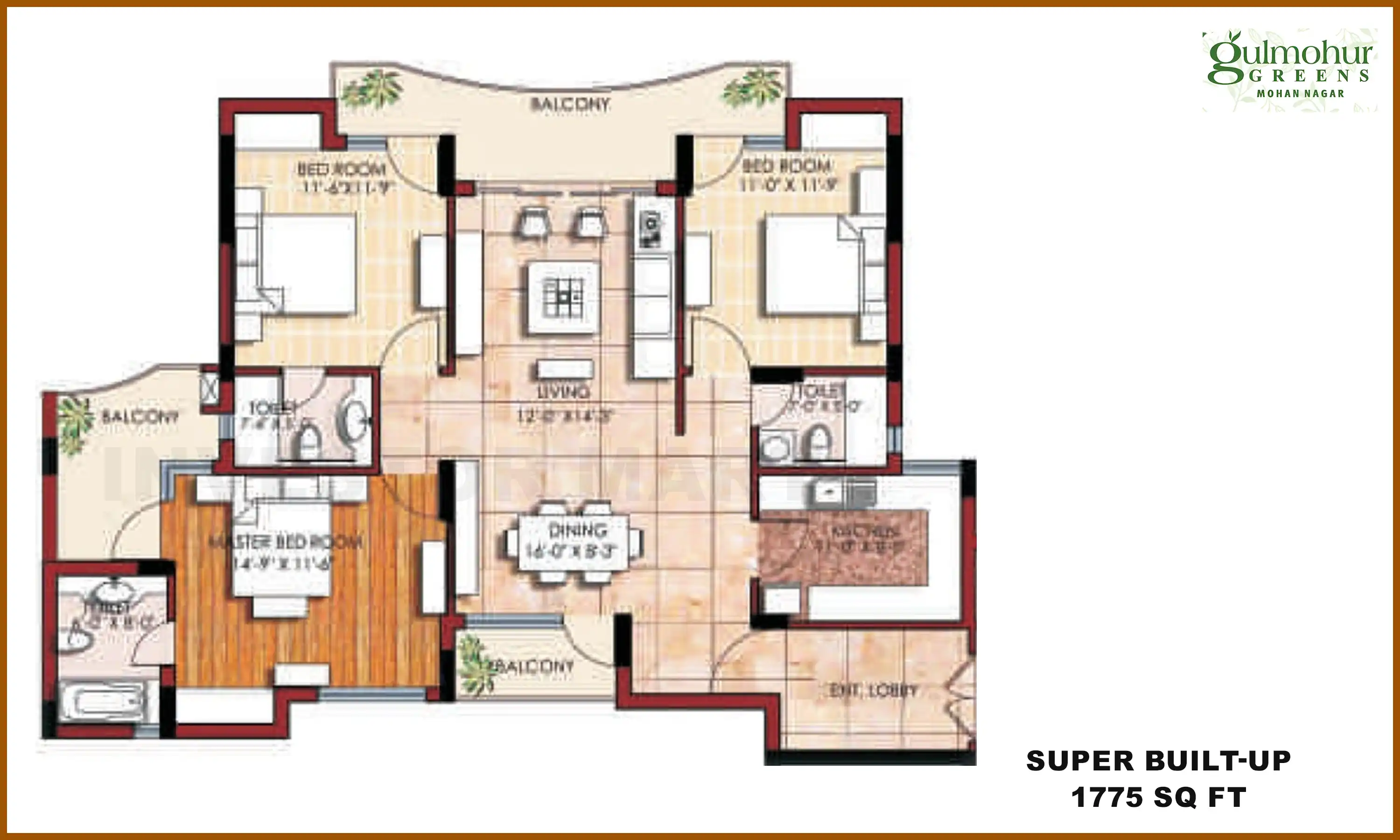 1775 Sqft