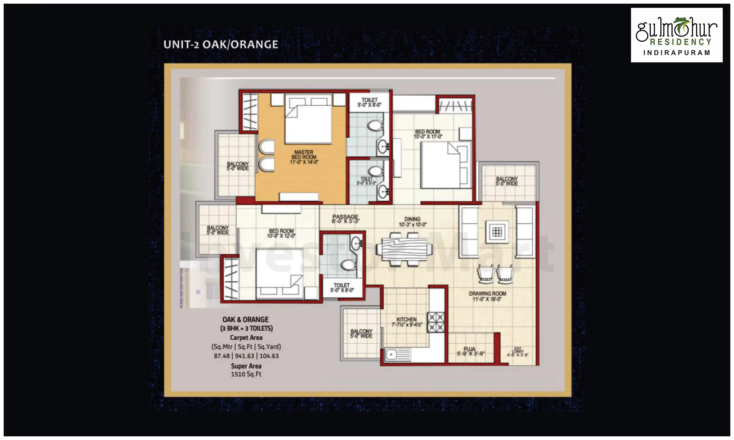 1510 Sqft