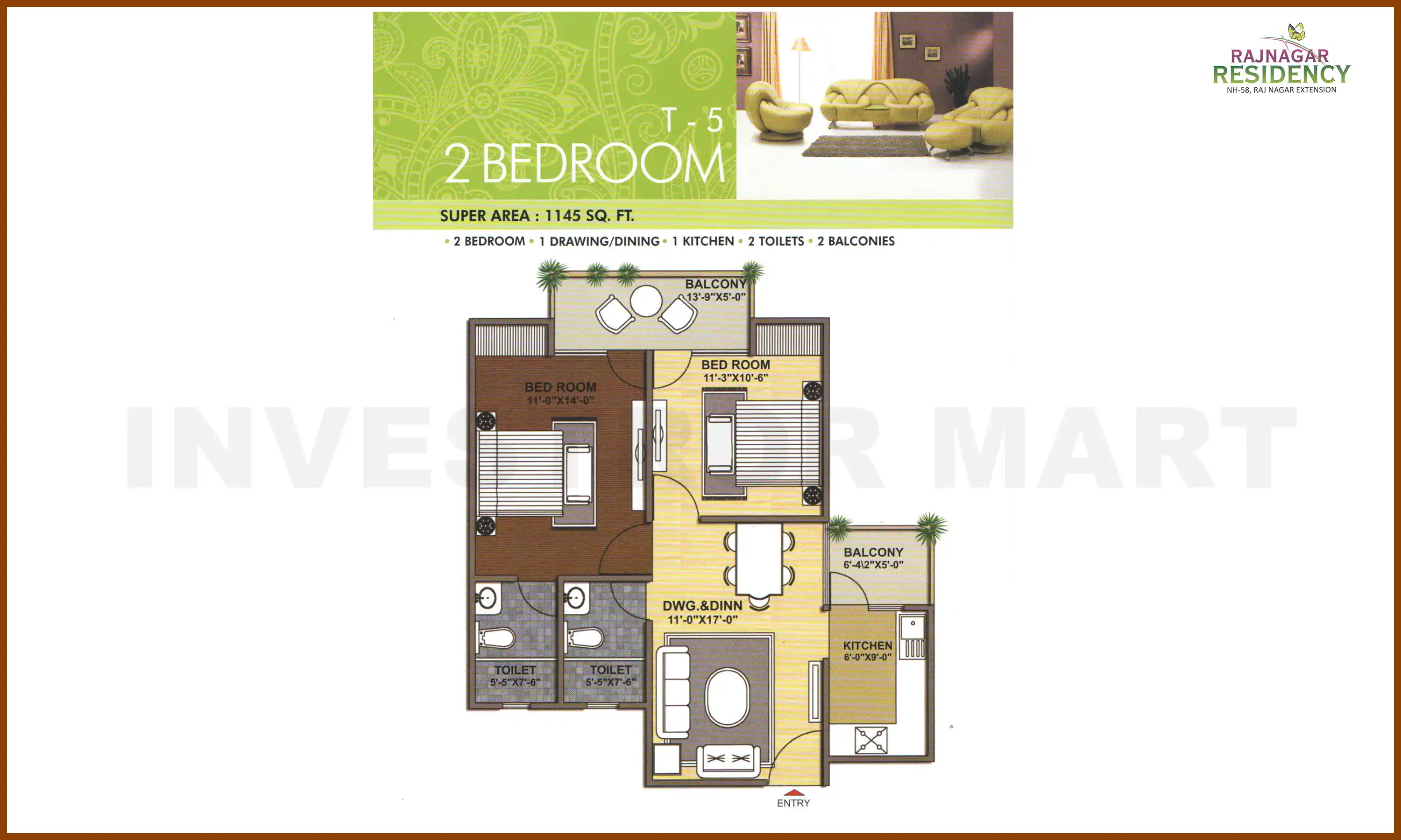 1145 Sqft