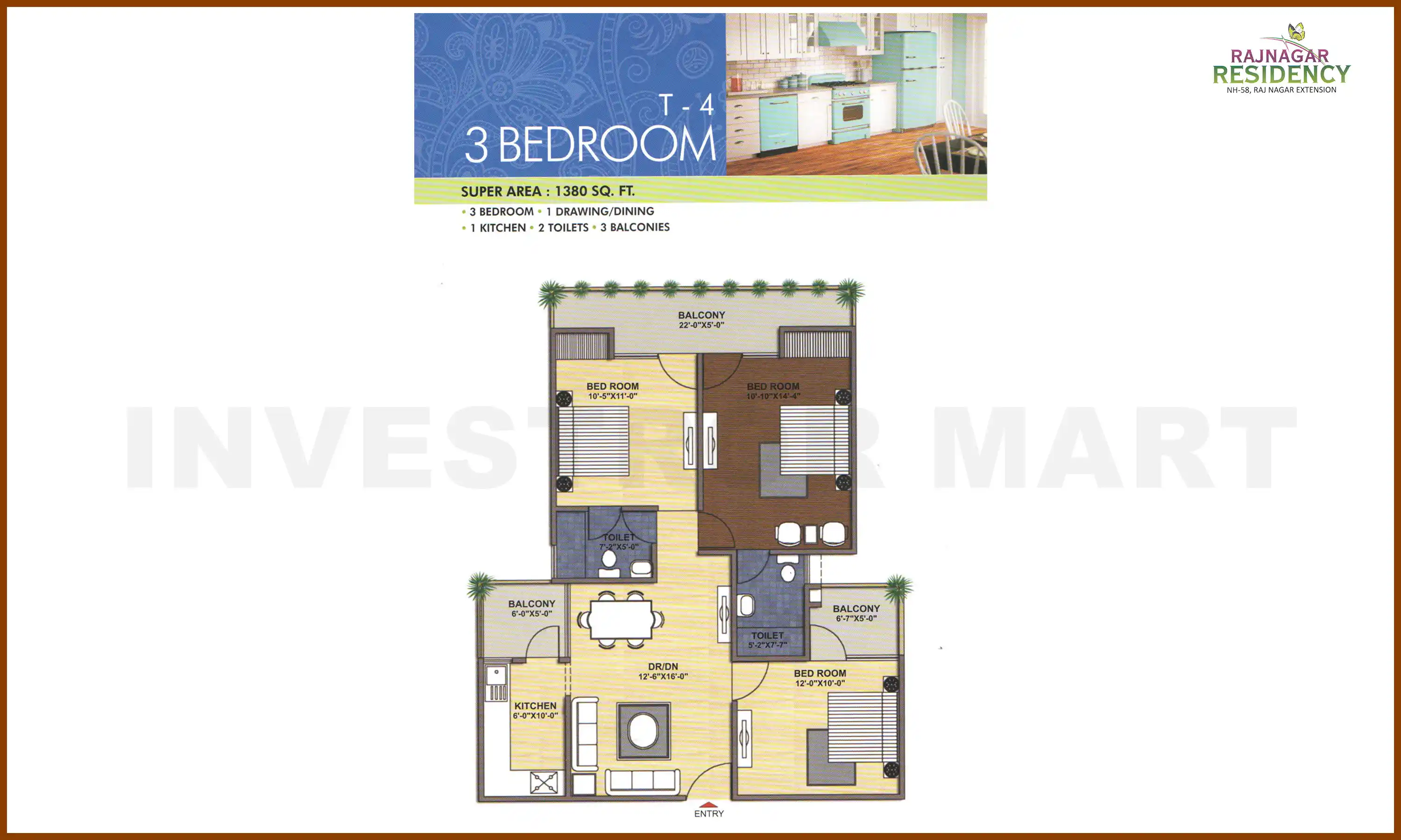 1380 Sqft