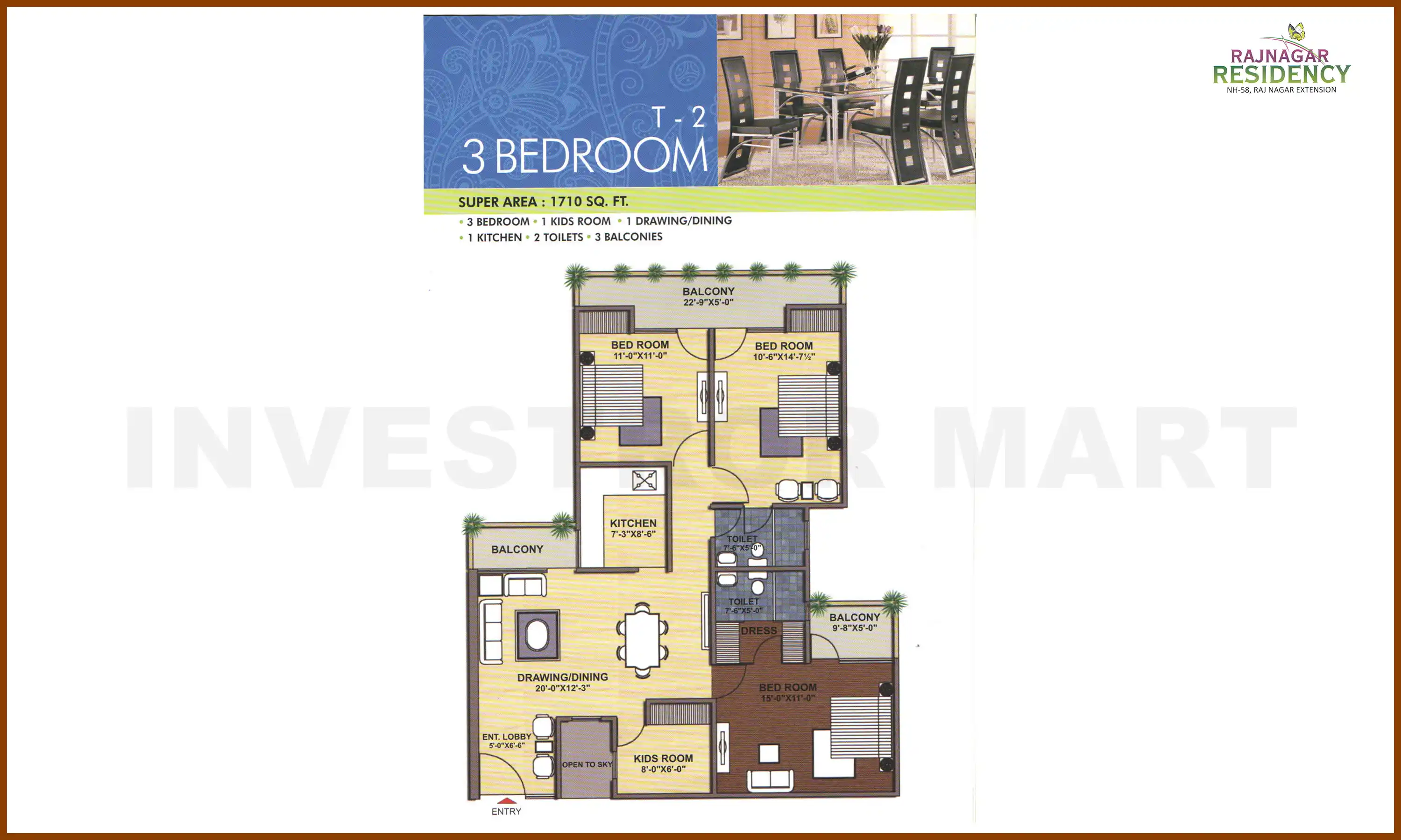 1710 Sqft