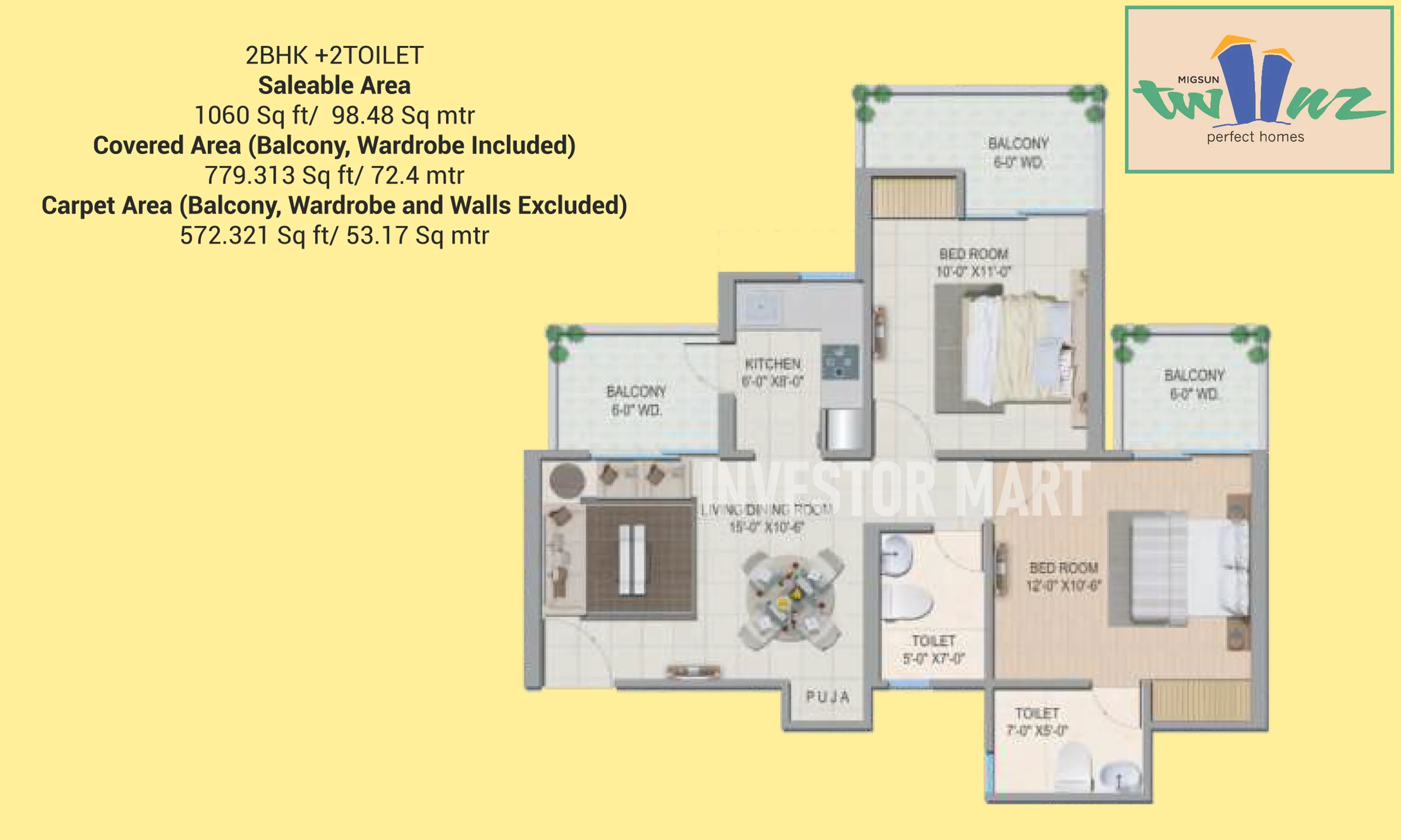 572 Sqft