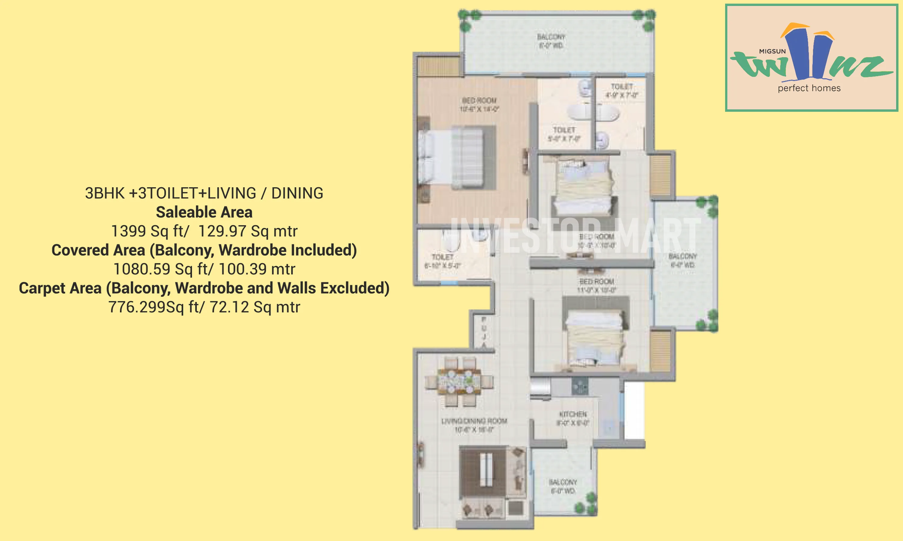 776 Sqft