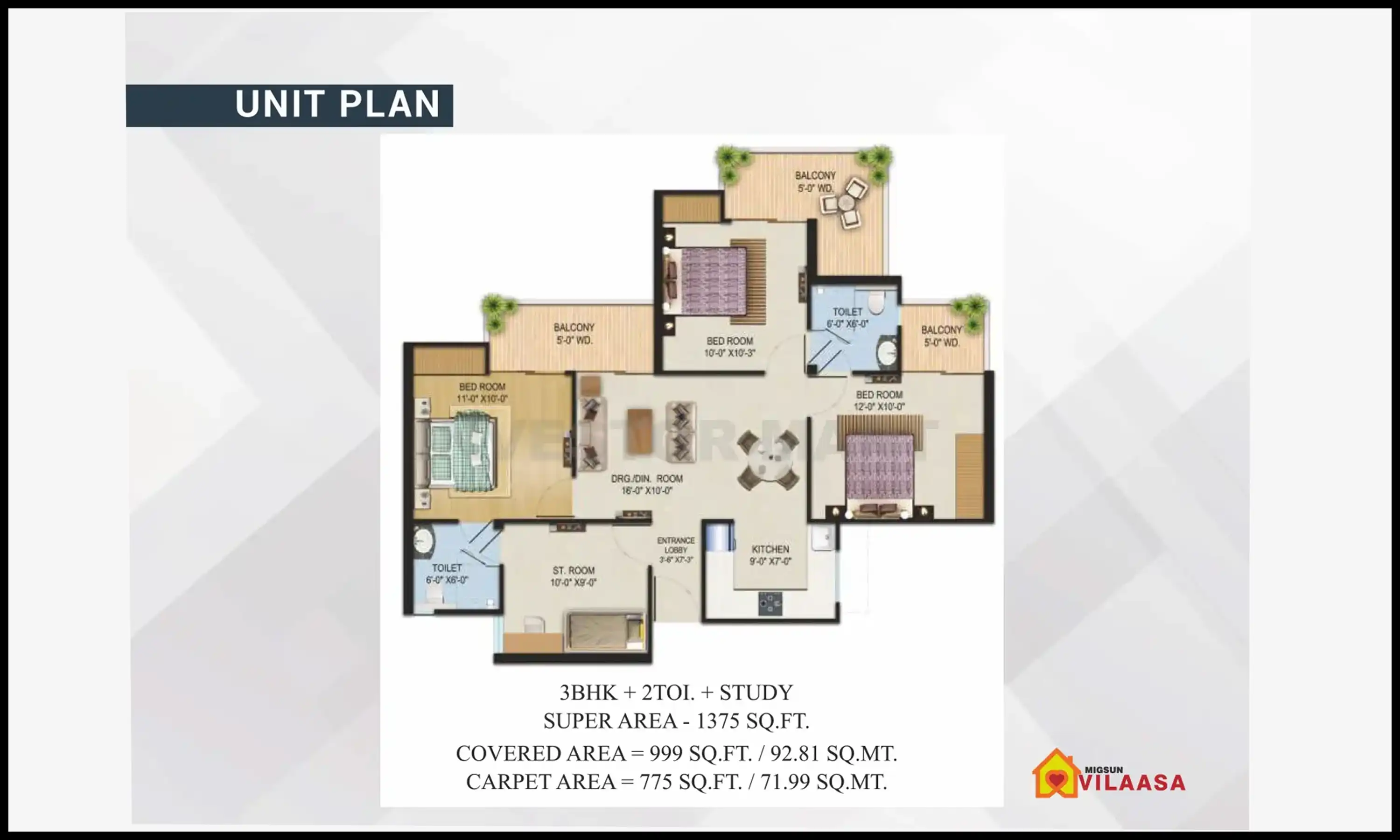 1375 Sqft