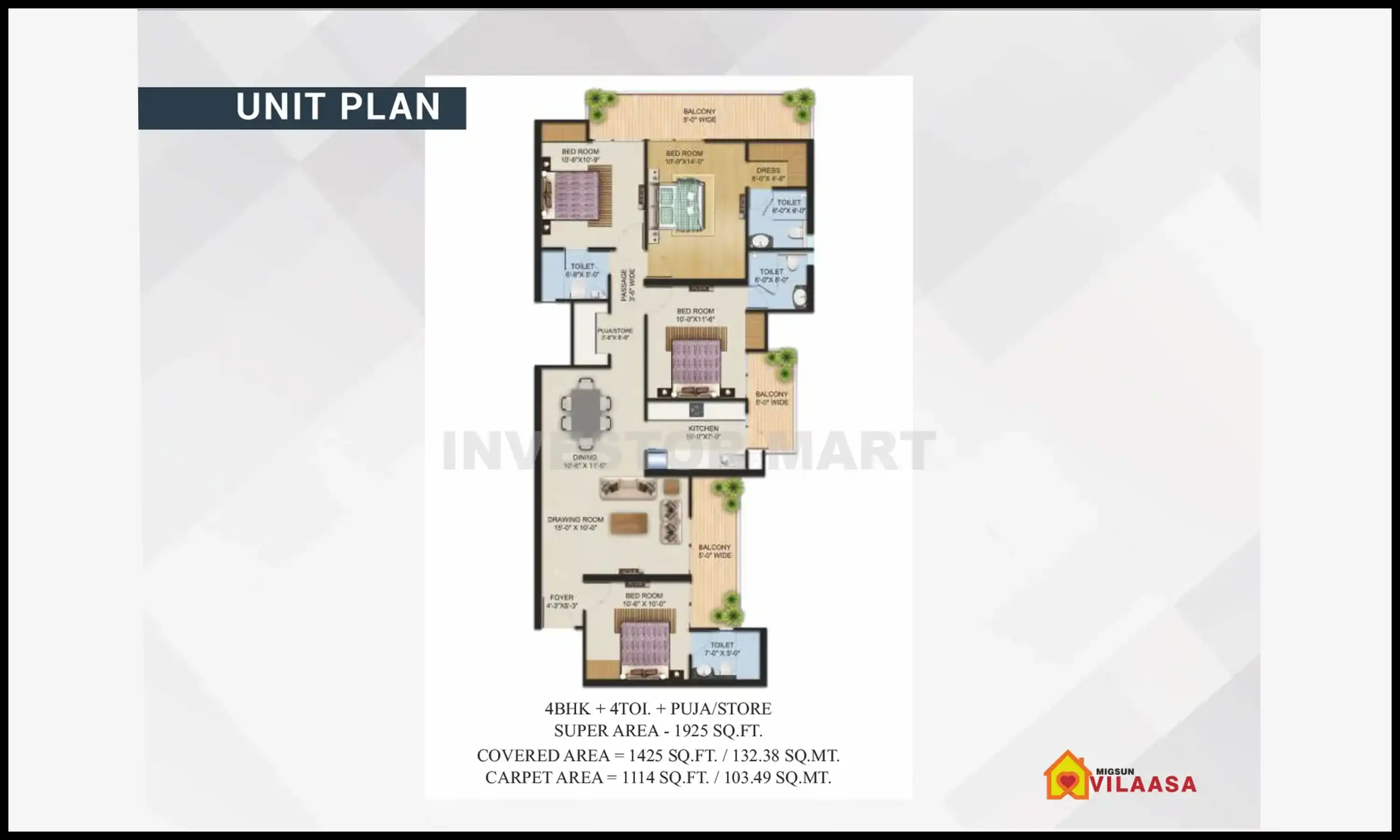 1925 Sqft