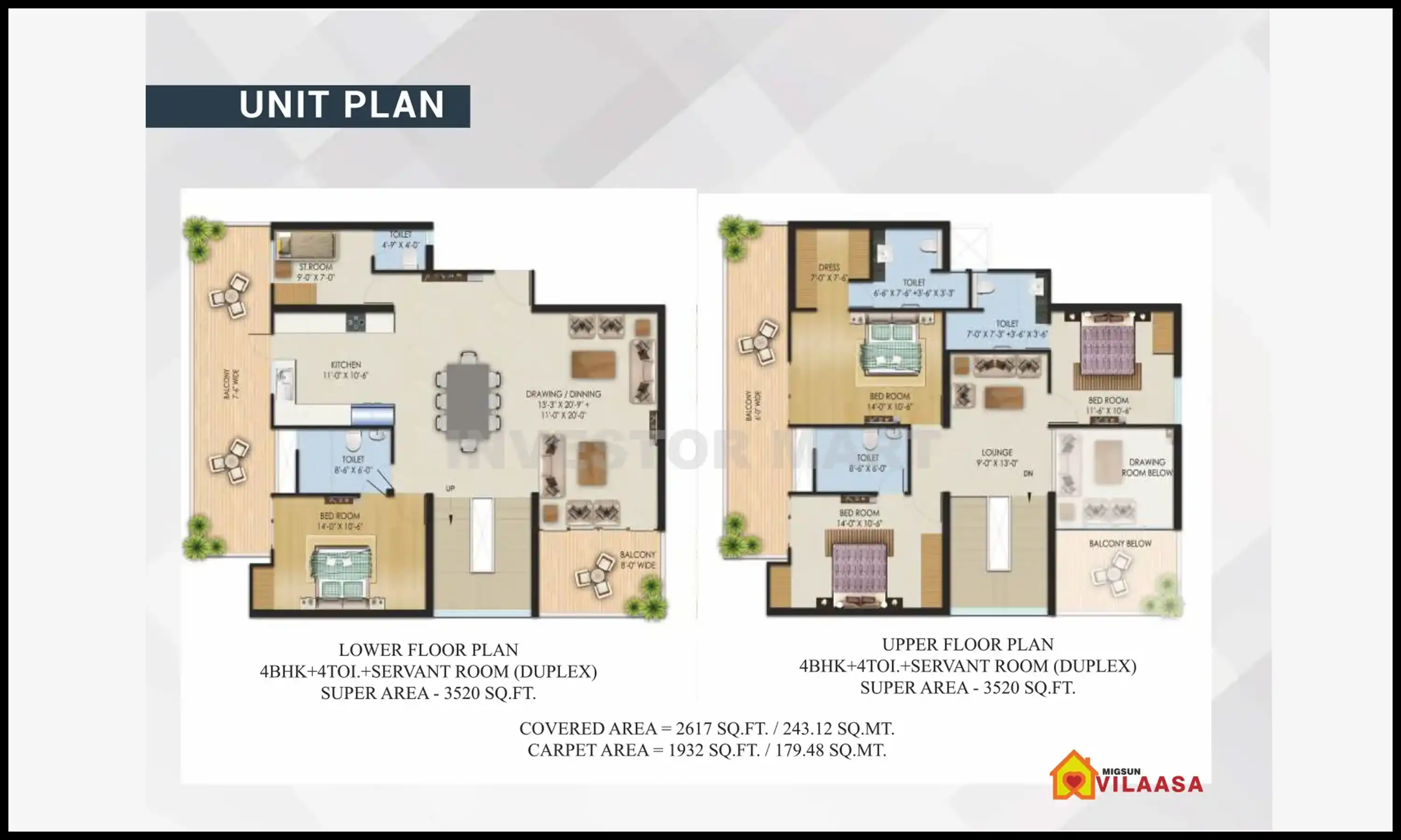 3520 Sqft