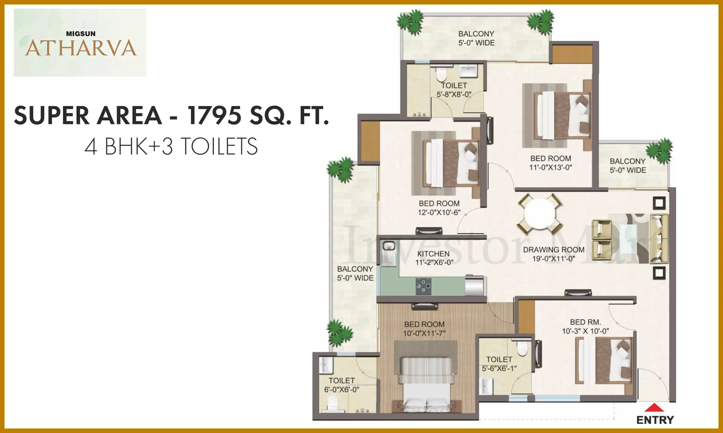 1795 Sqft