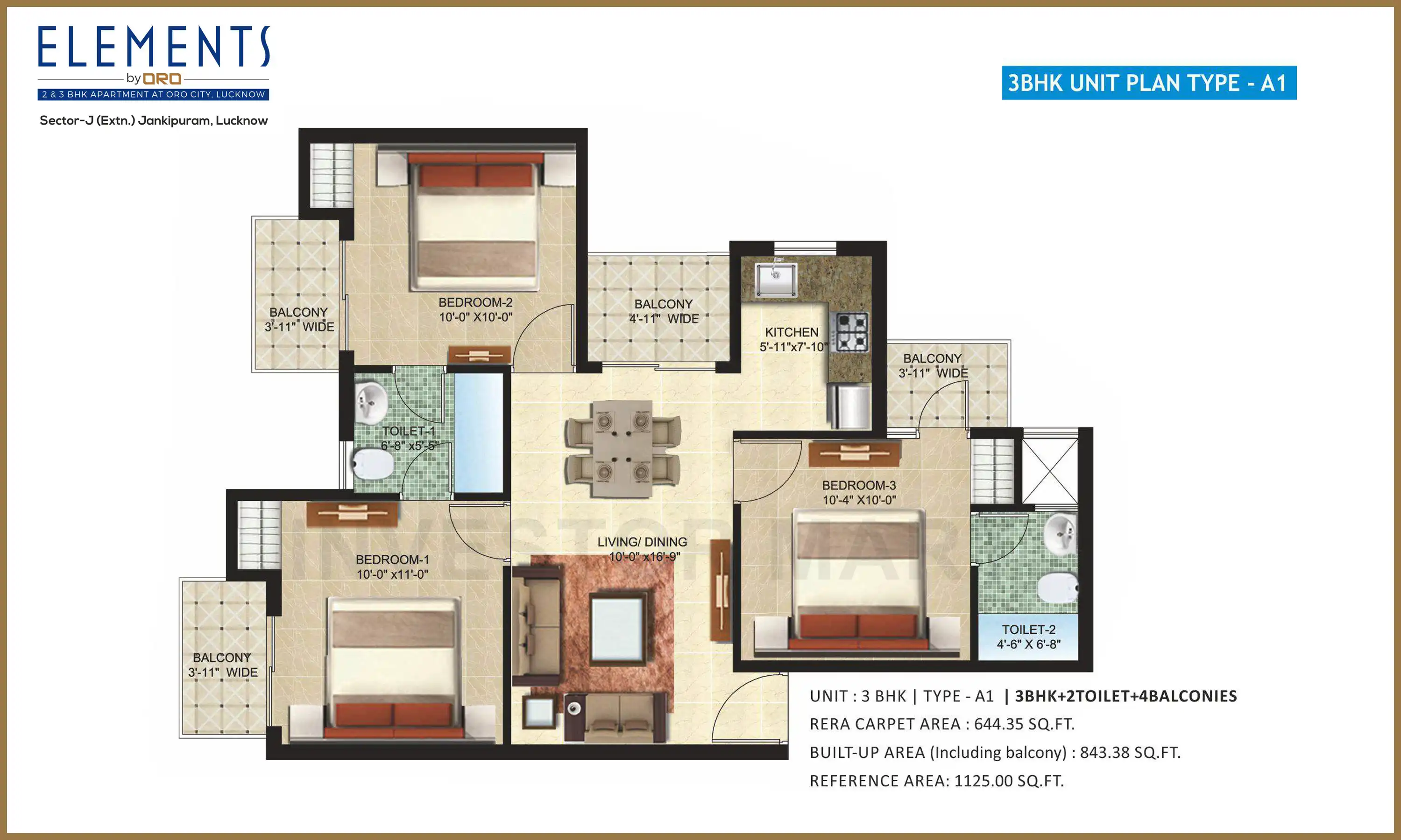 1125 Sqft