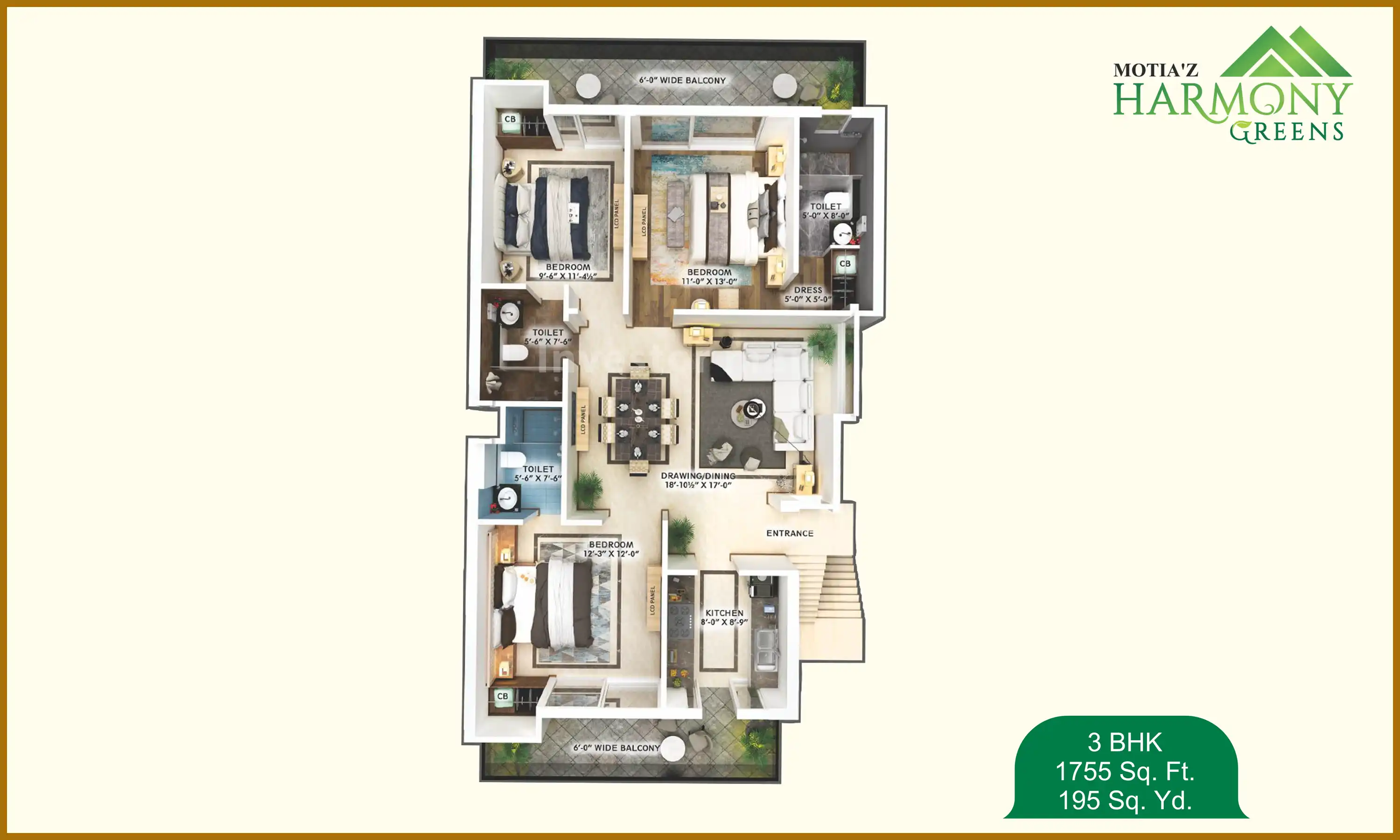 1755 Sqft