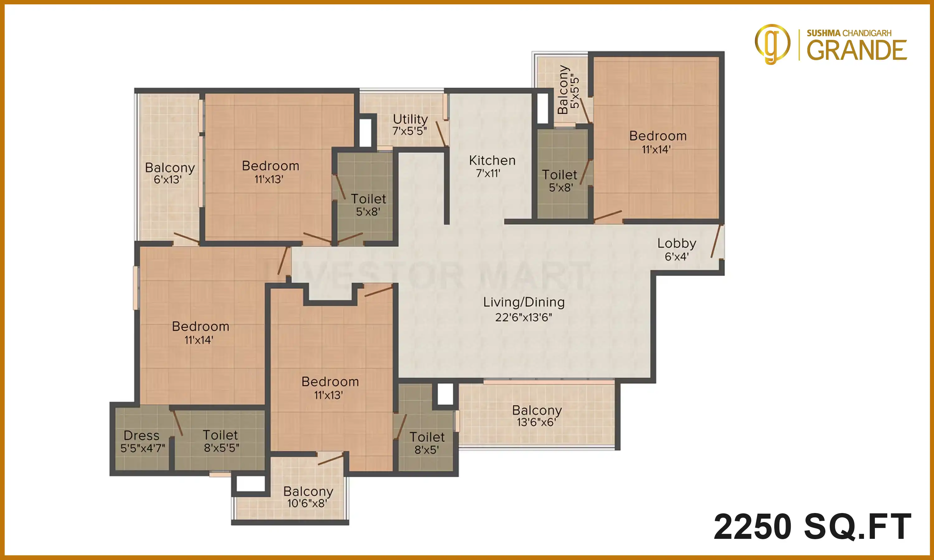 2250 Sqft