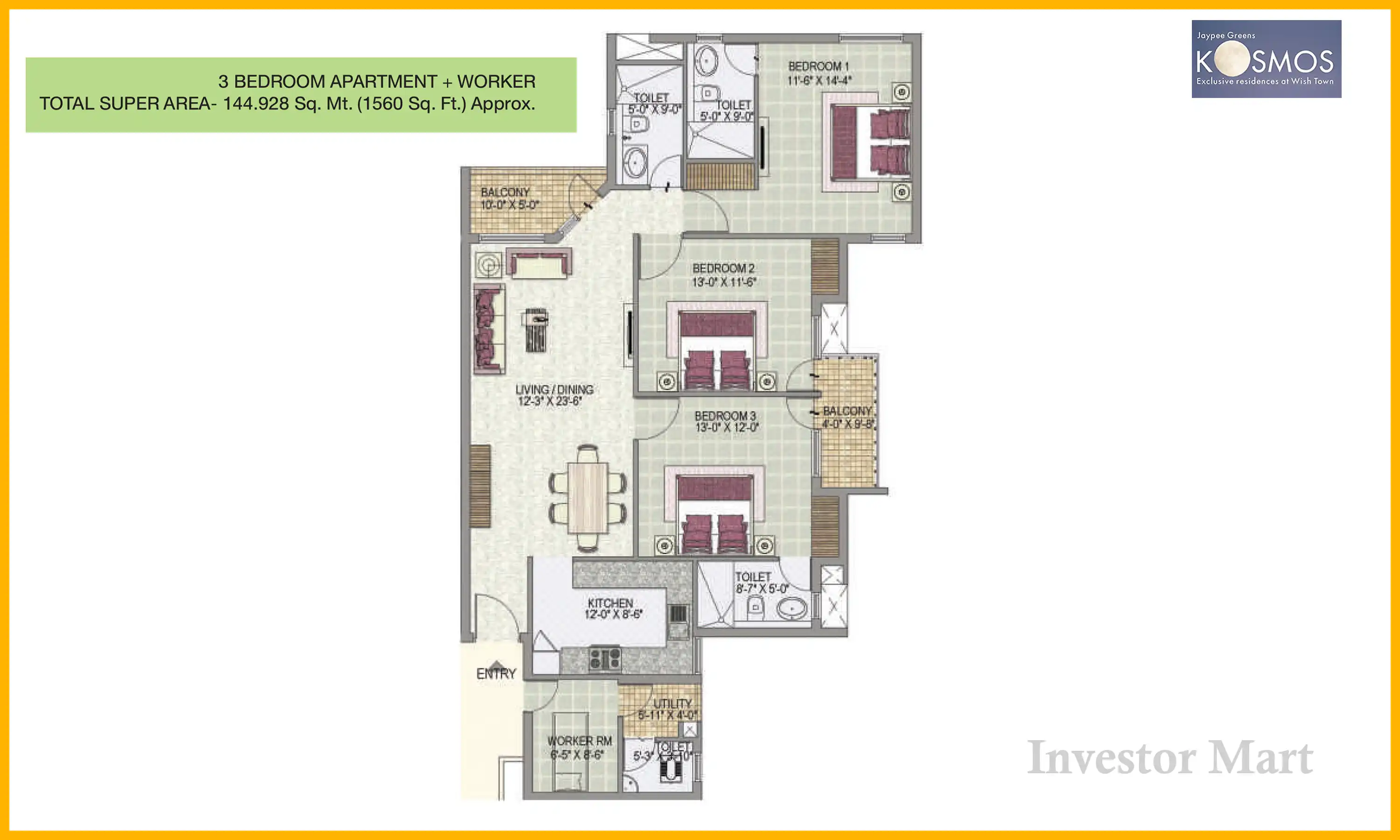 1560 Sqft