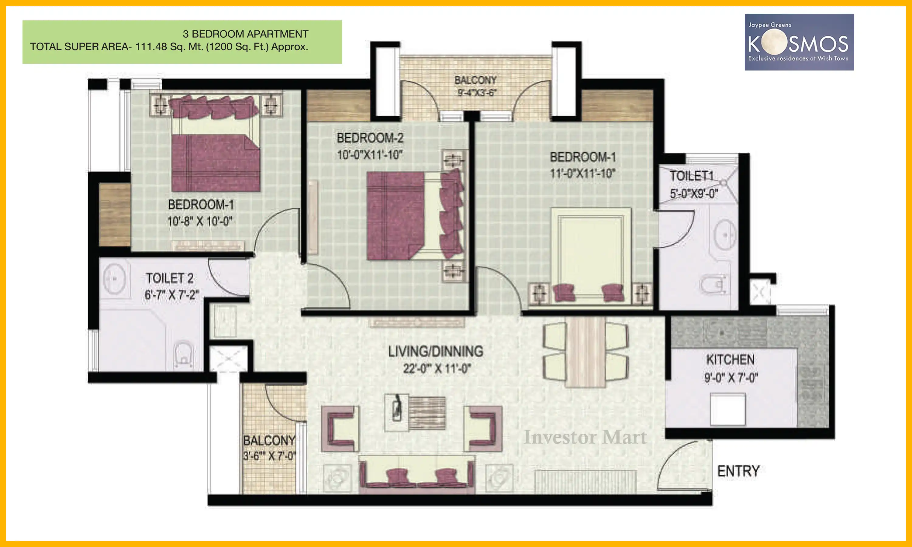 1200 Sqft