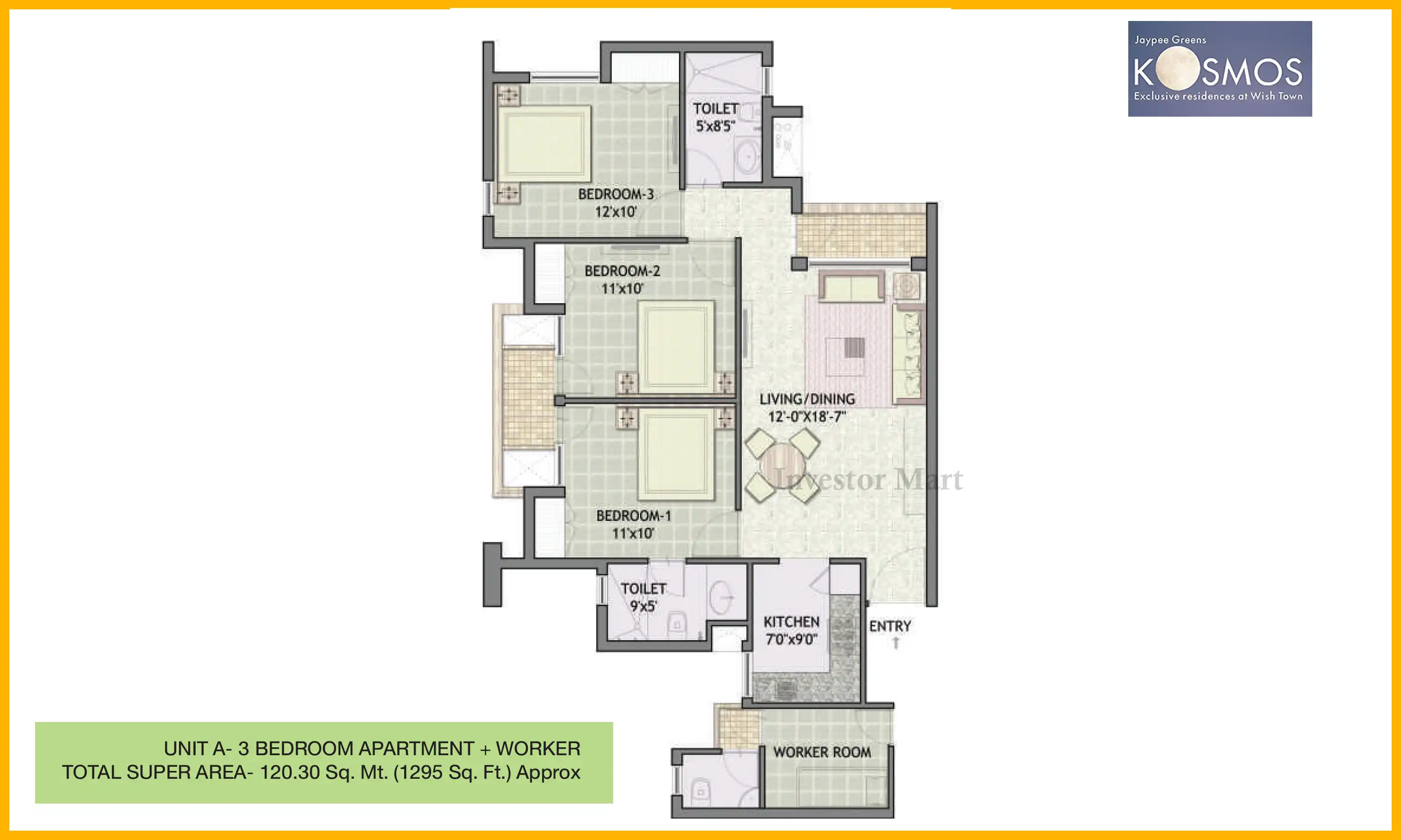1295 Sqft