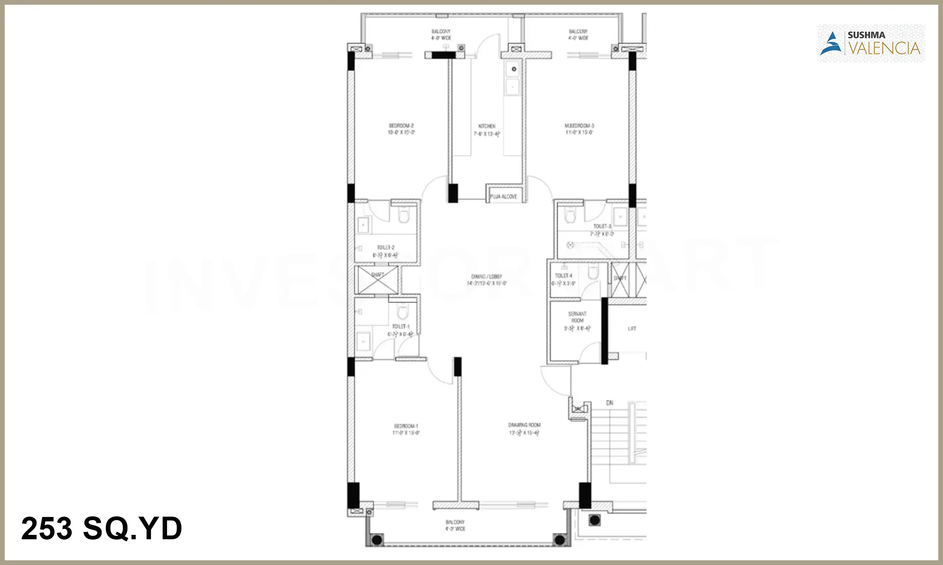 253 Sqft