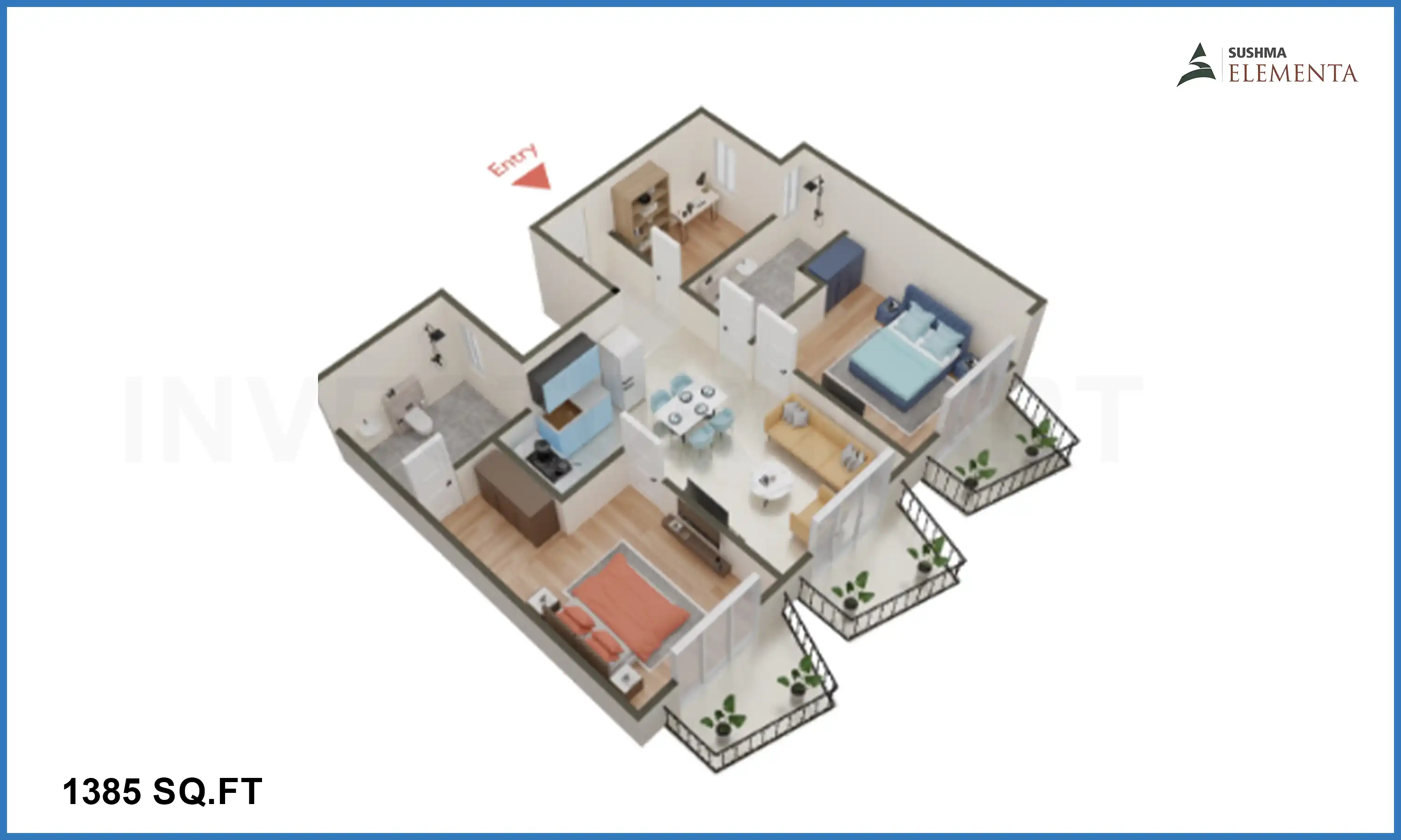 1385 Sqft