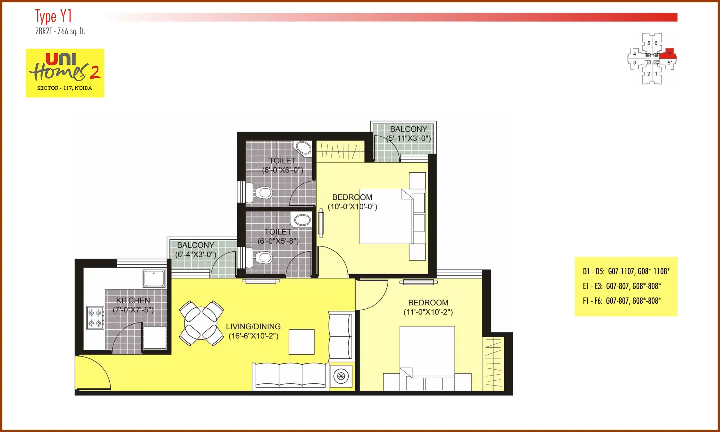 766 Sqft