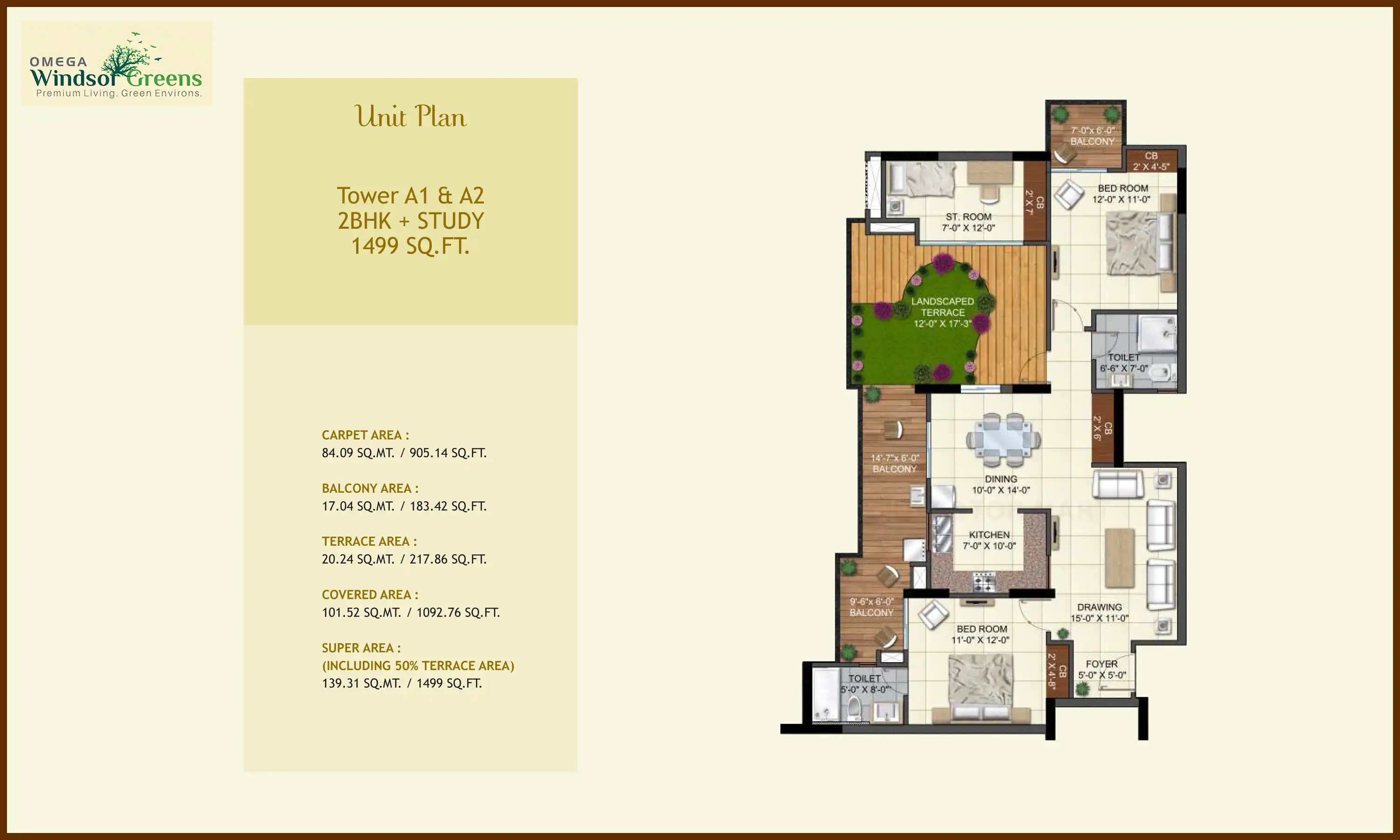 1499 Sqft