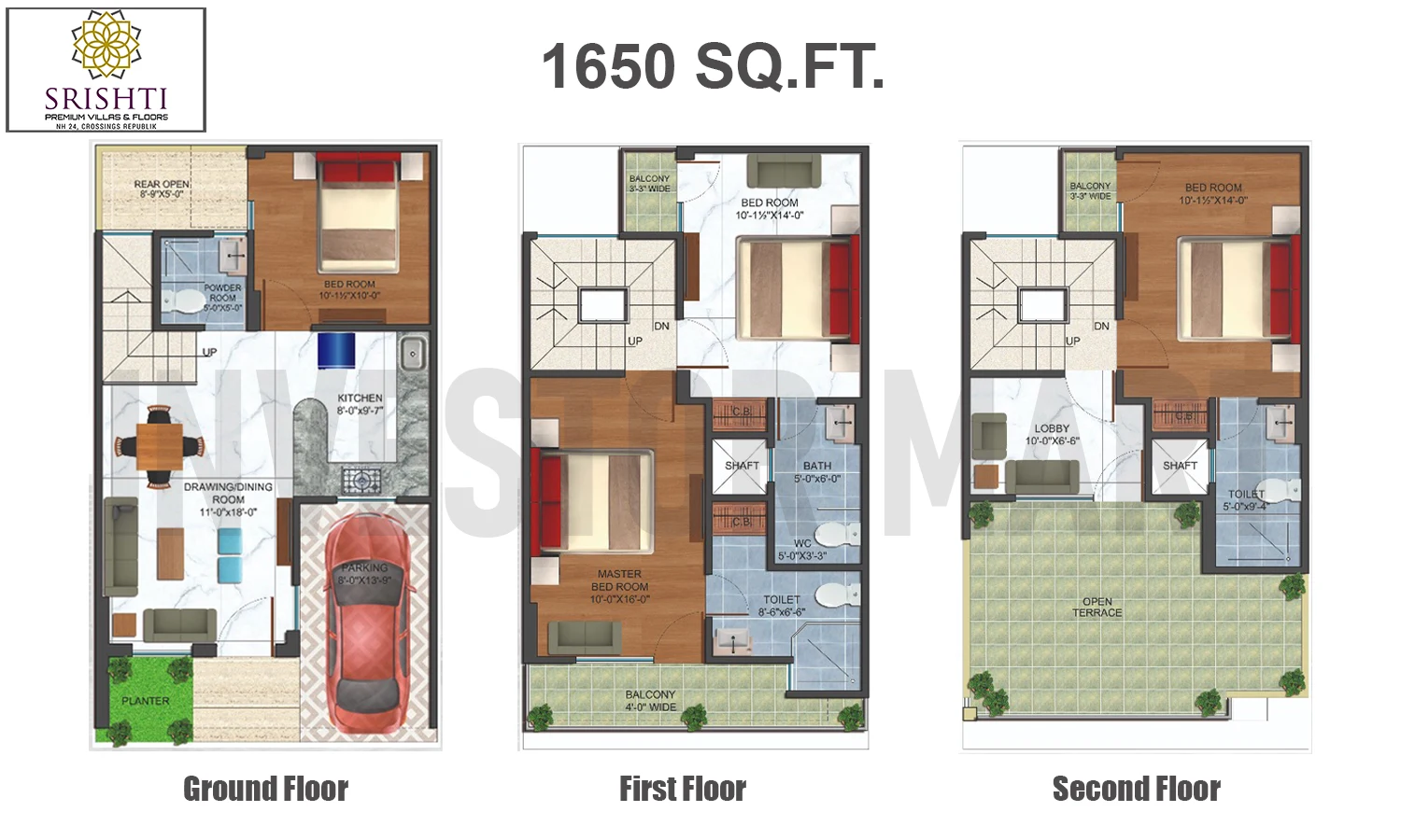 1650 Sqft
