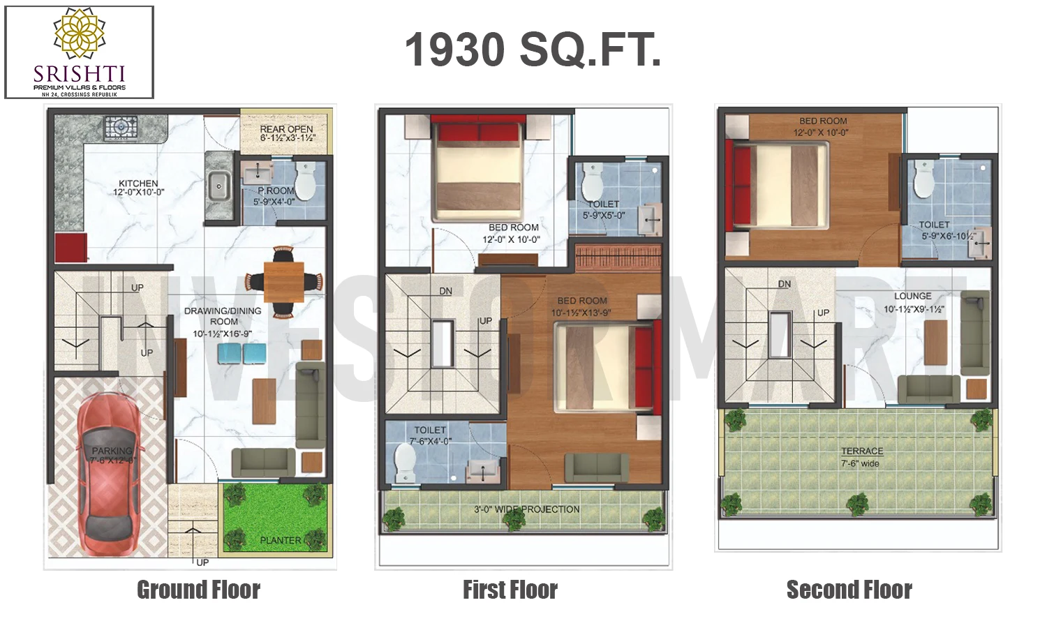 1930 Sqft