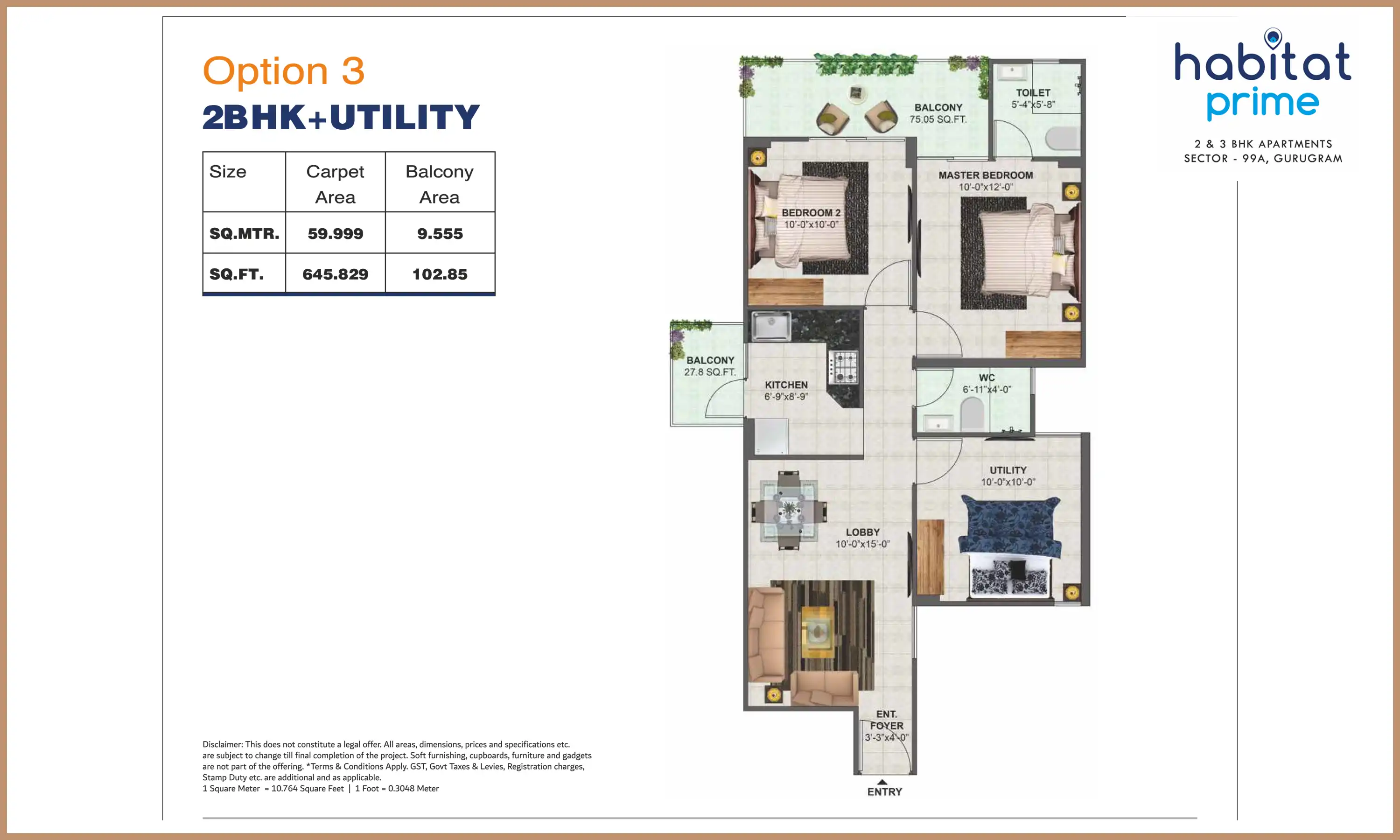 646 Sqft