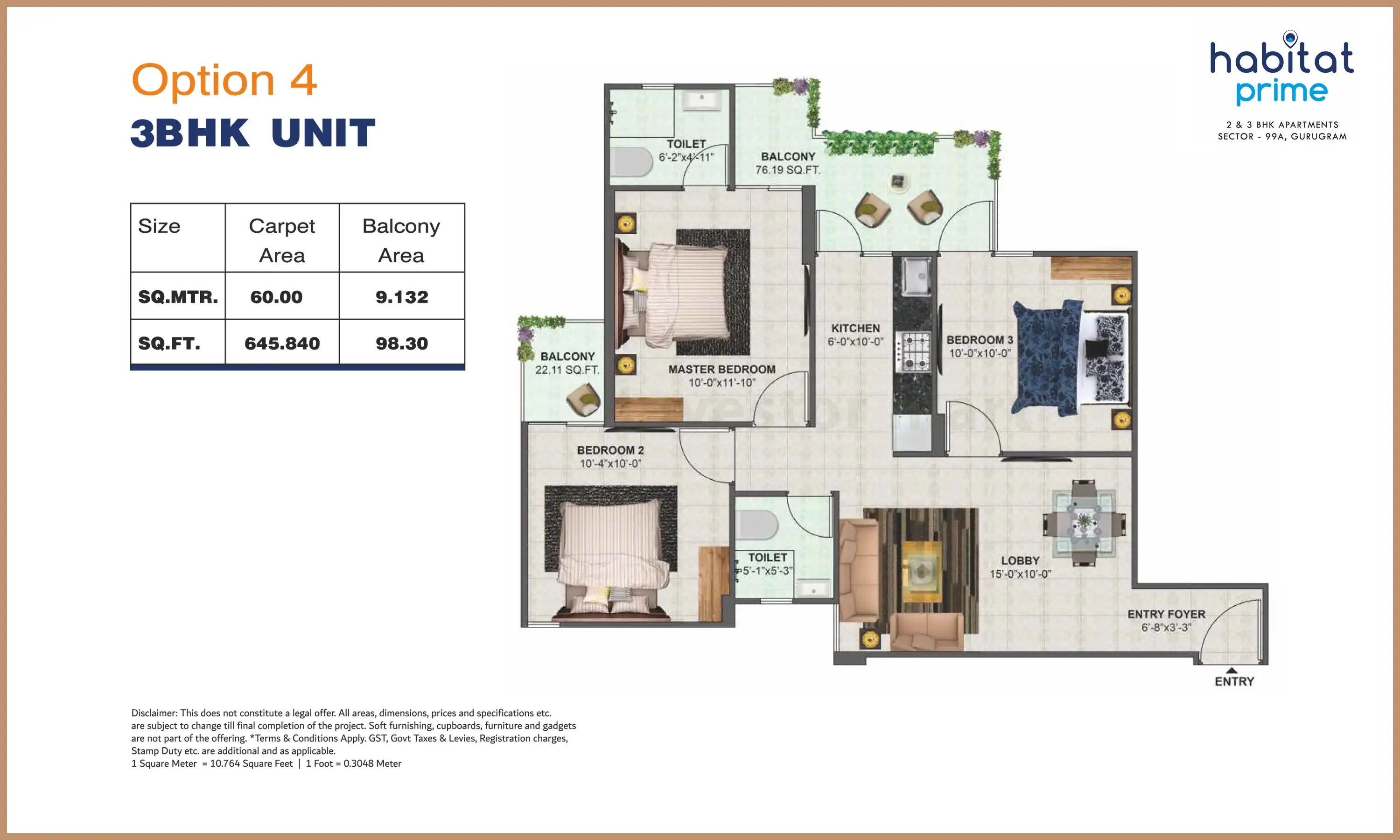 646 Sqft