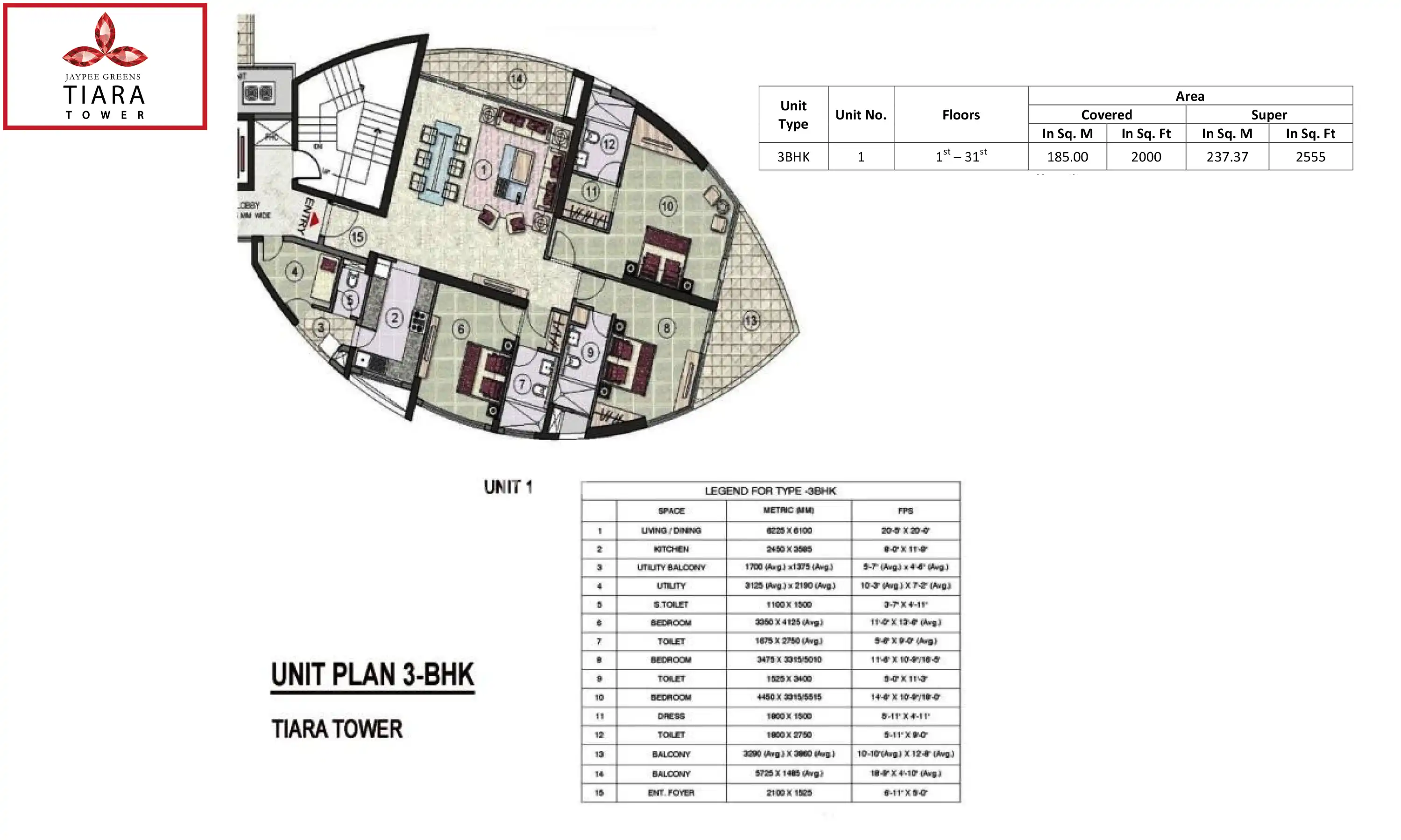 2555 Sqft