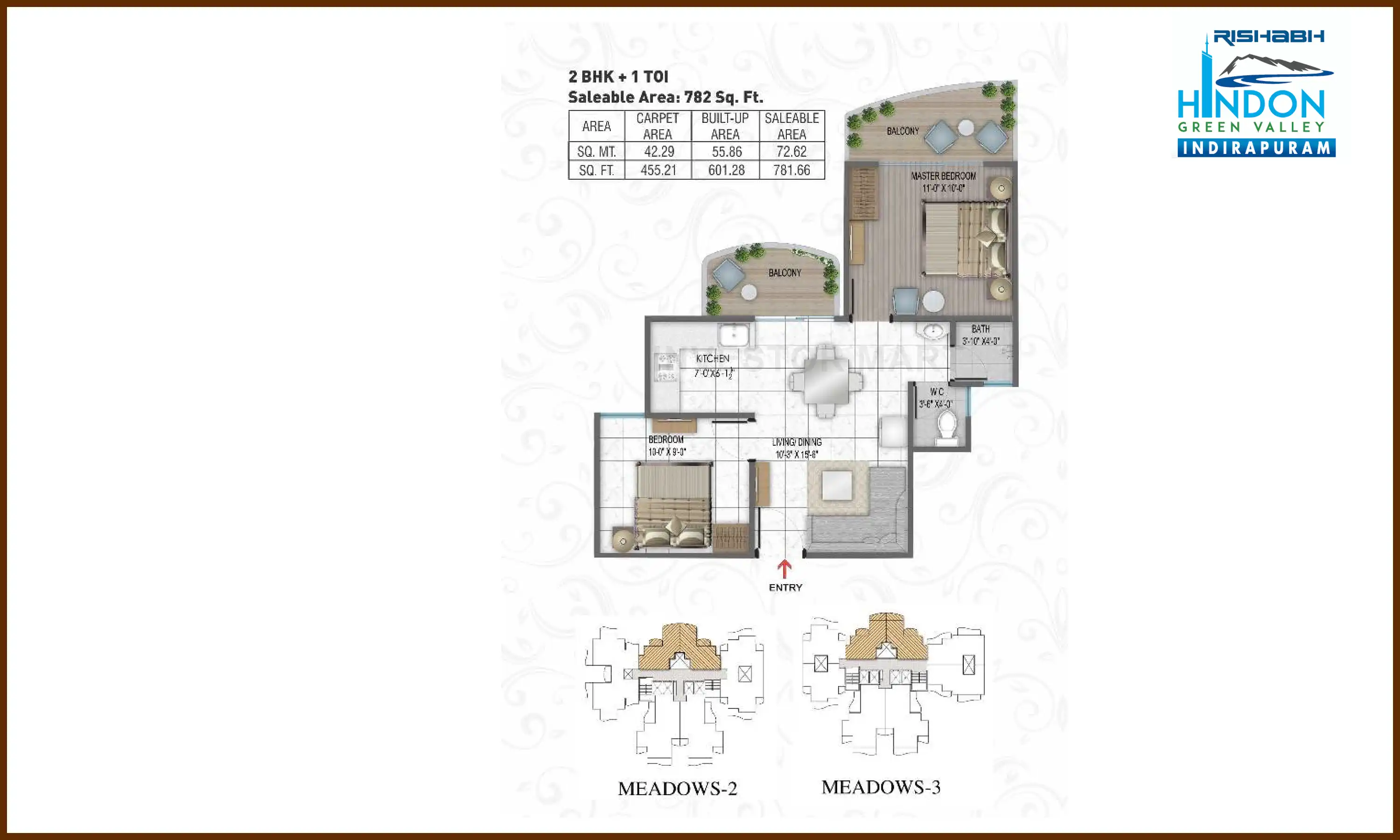 782 Sqft