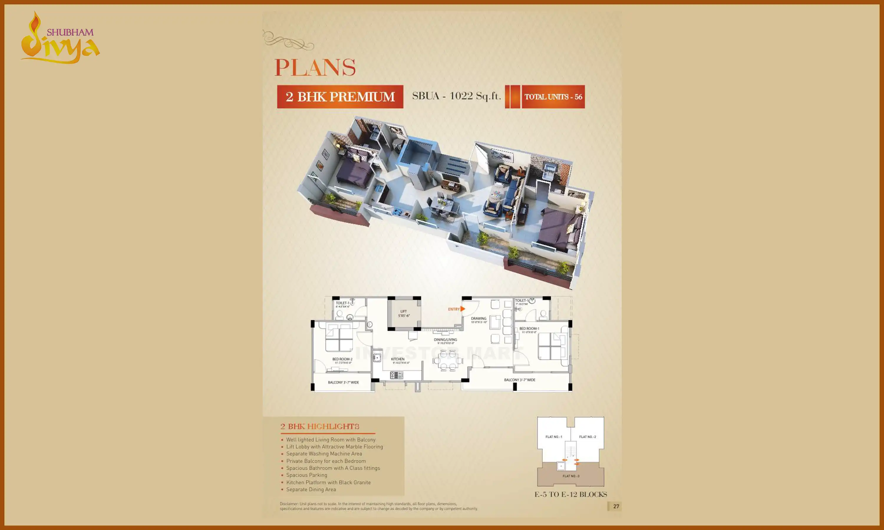 1022 Sqft