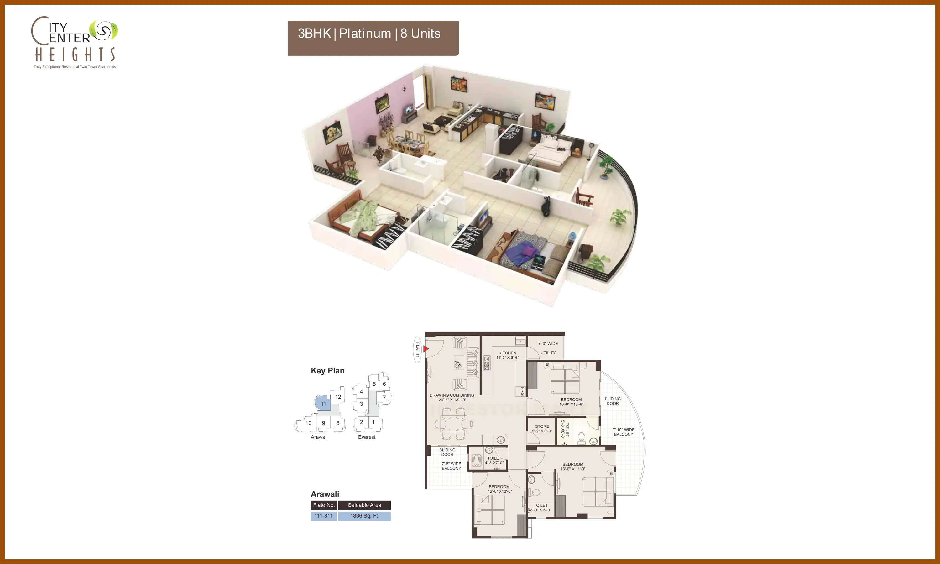 1836 Sqft