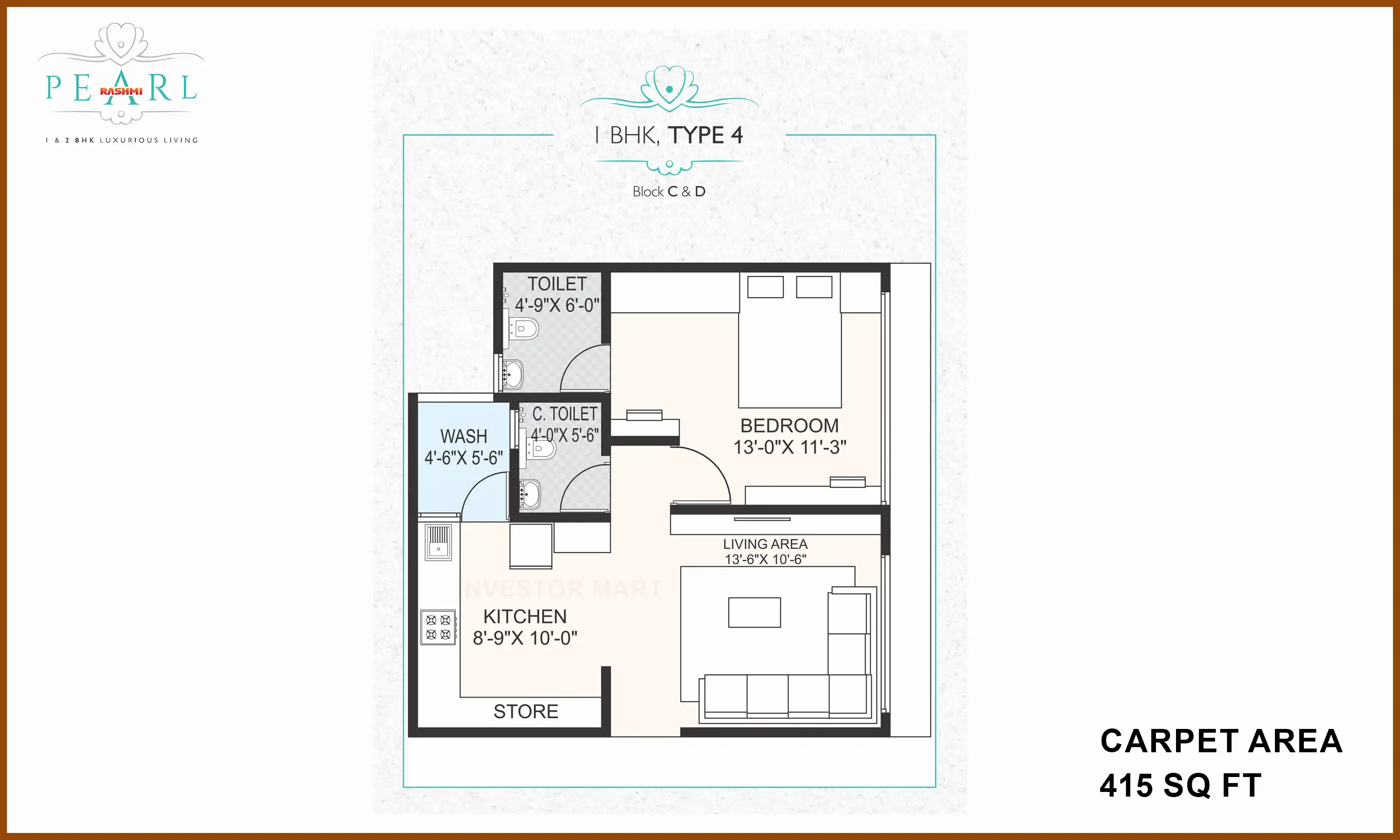 415 Sqft