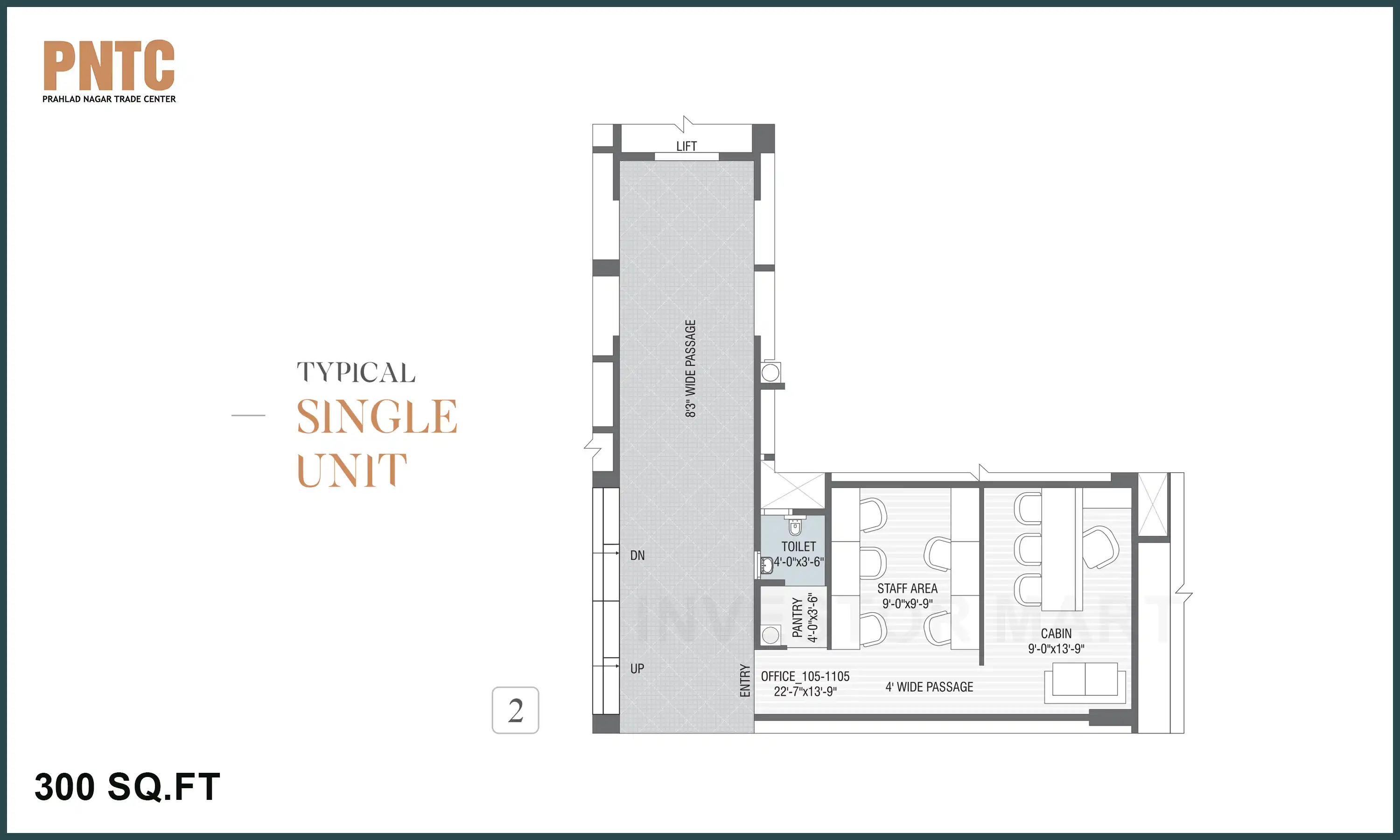 300 Sqft